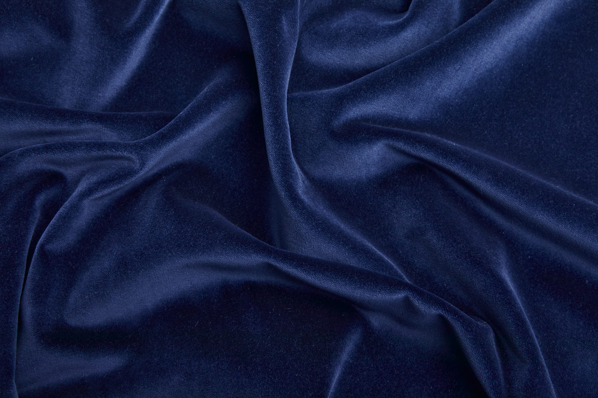 Heavy Cotton Velvet - Navy fabric, image 5 of 5
