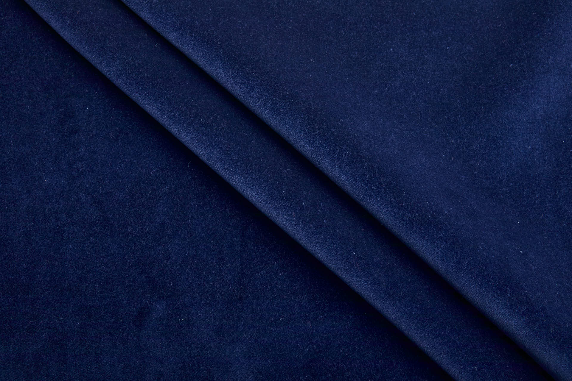 Heavy Cotton Velvet - Navy fabric, image 2 of 5
