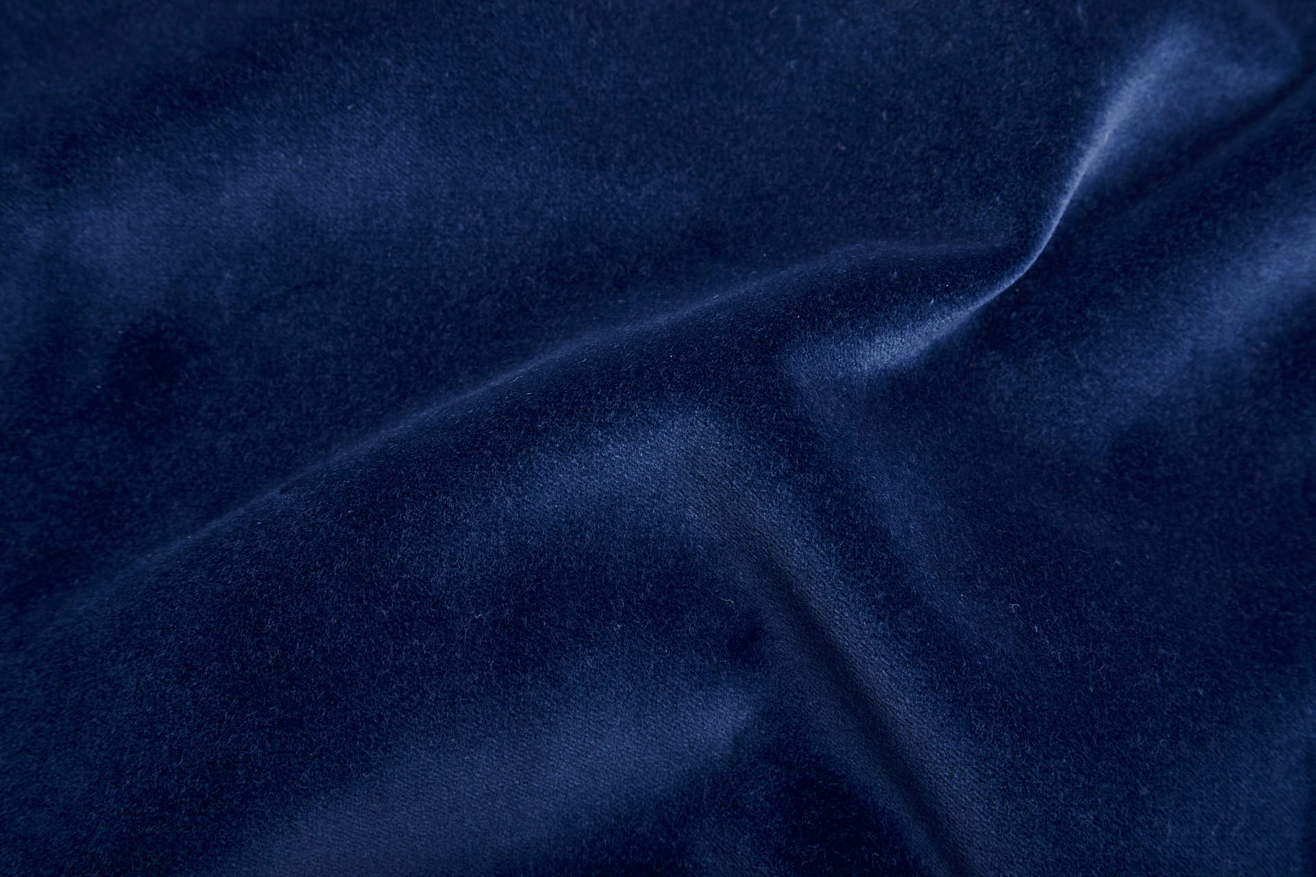 Heavy Cotton Velvet - Navy fabric, image 4 of 5
