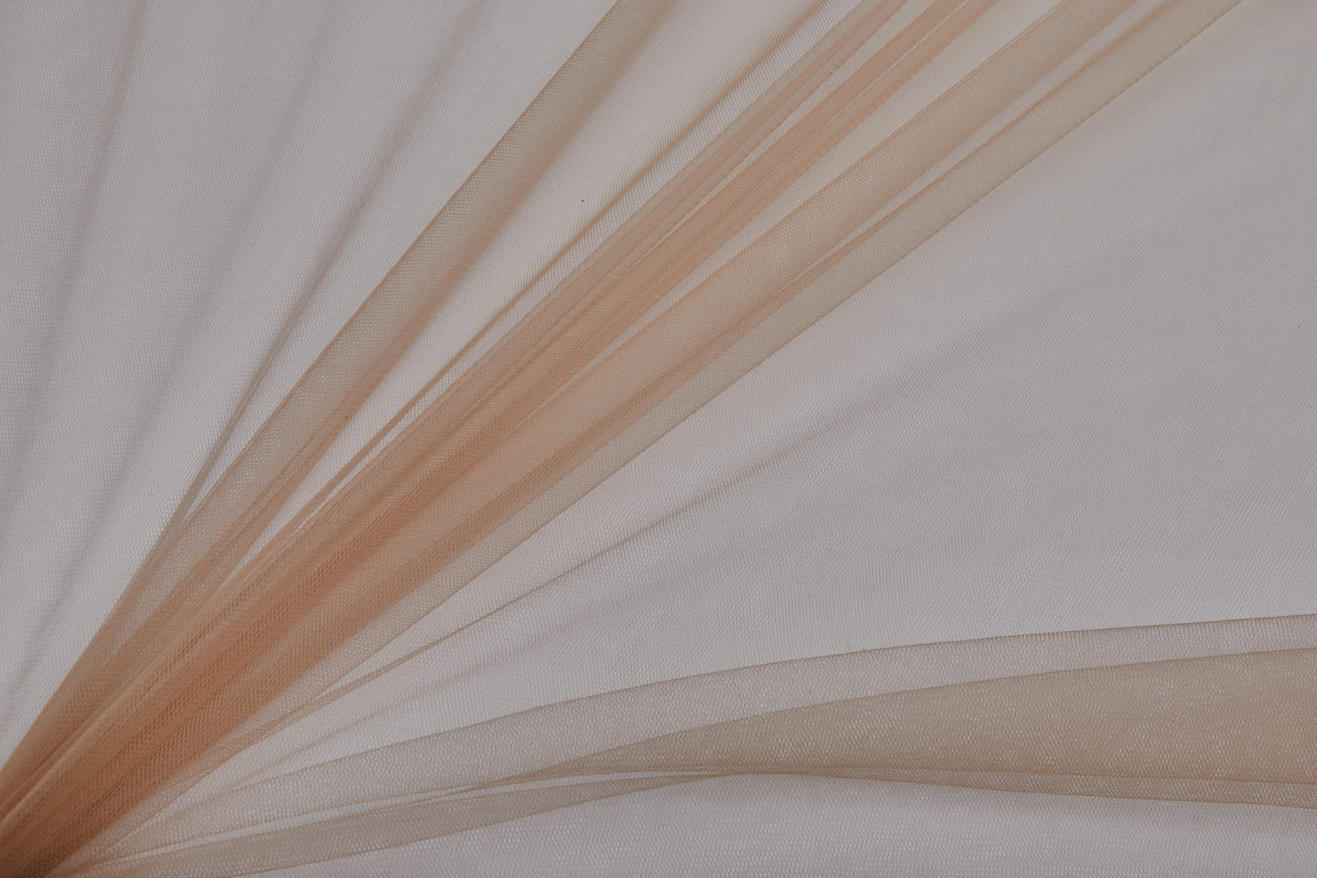 Fine Frothy Tulle in Nude fabric, image 3 of 6