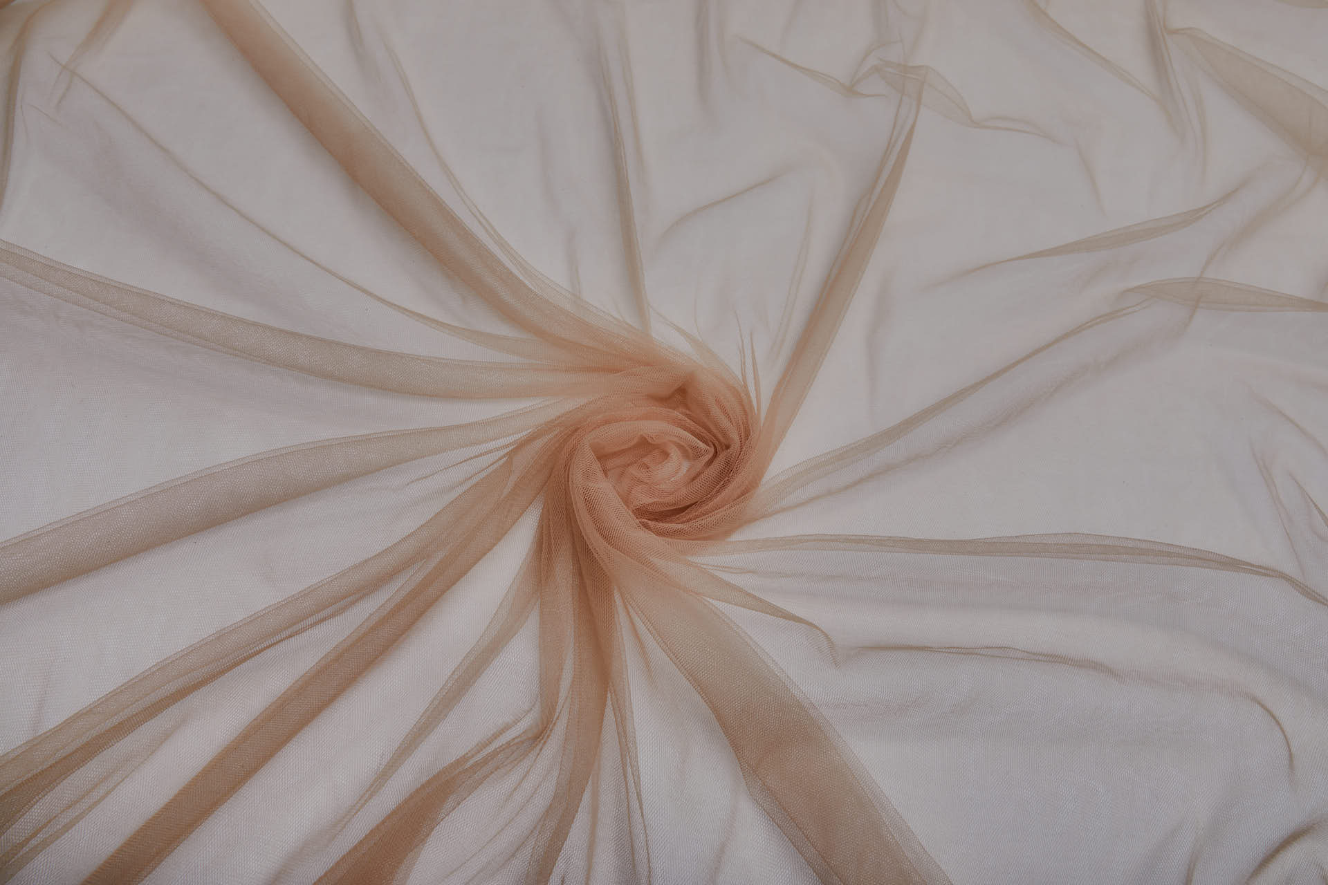 Fine Frothy Tulle in Nude fabric, image 5 of 6