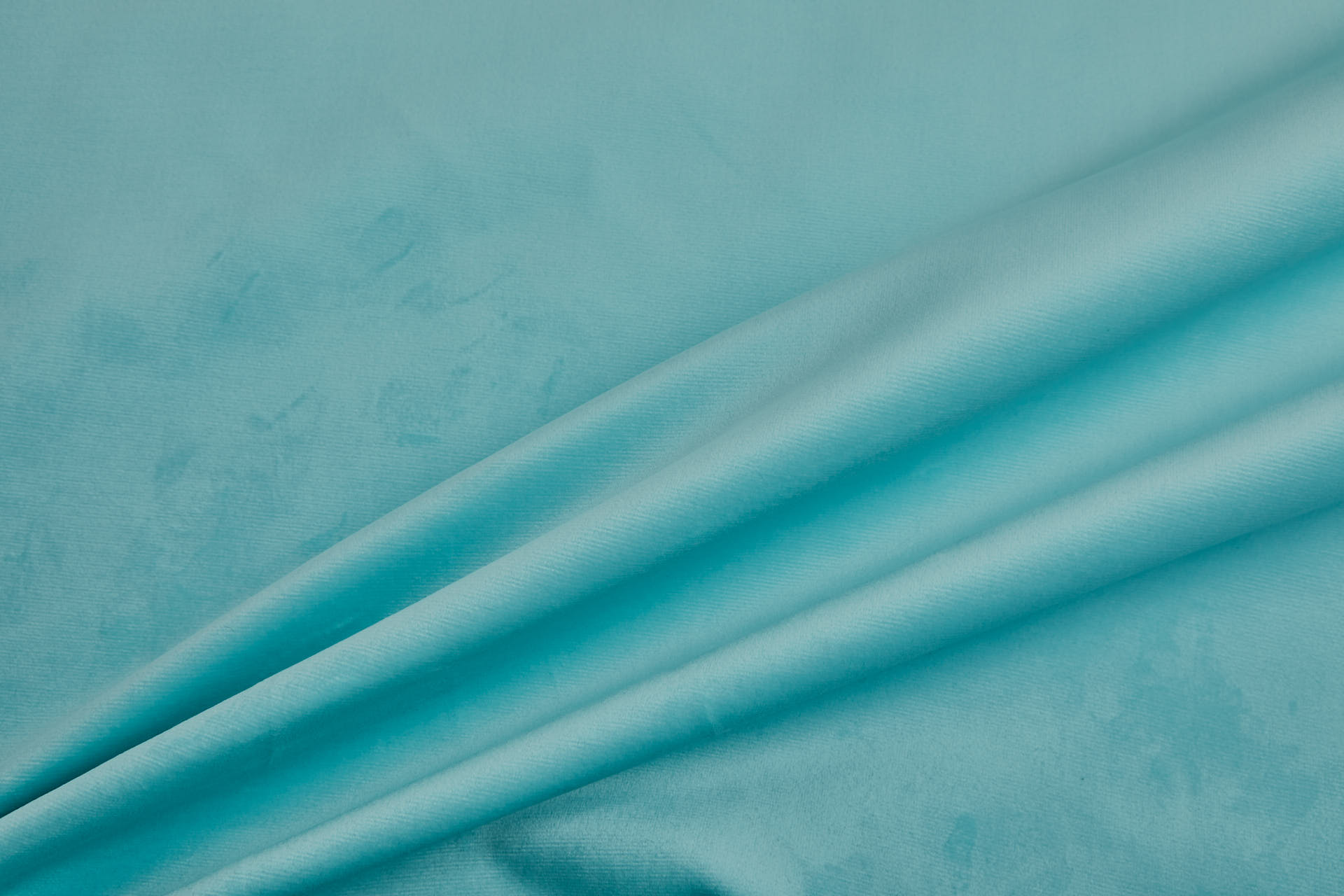 Heavy Cotton Velvet - Aqua fabric, image 3 of 6