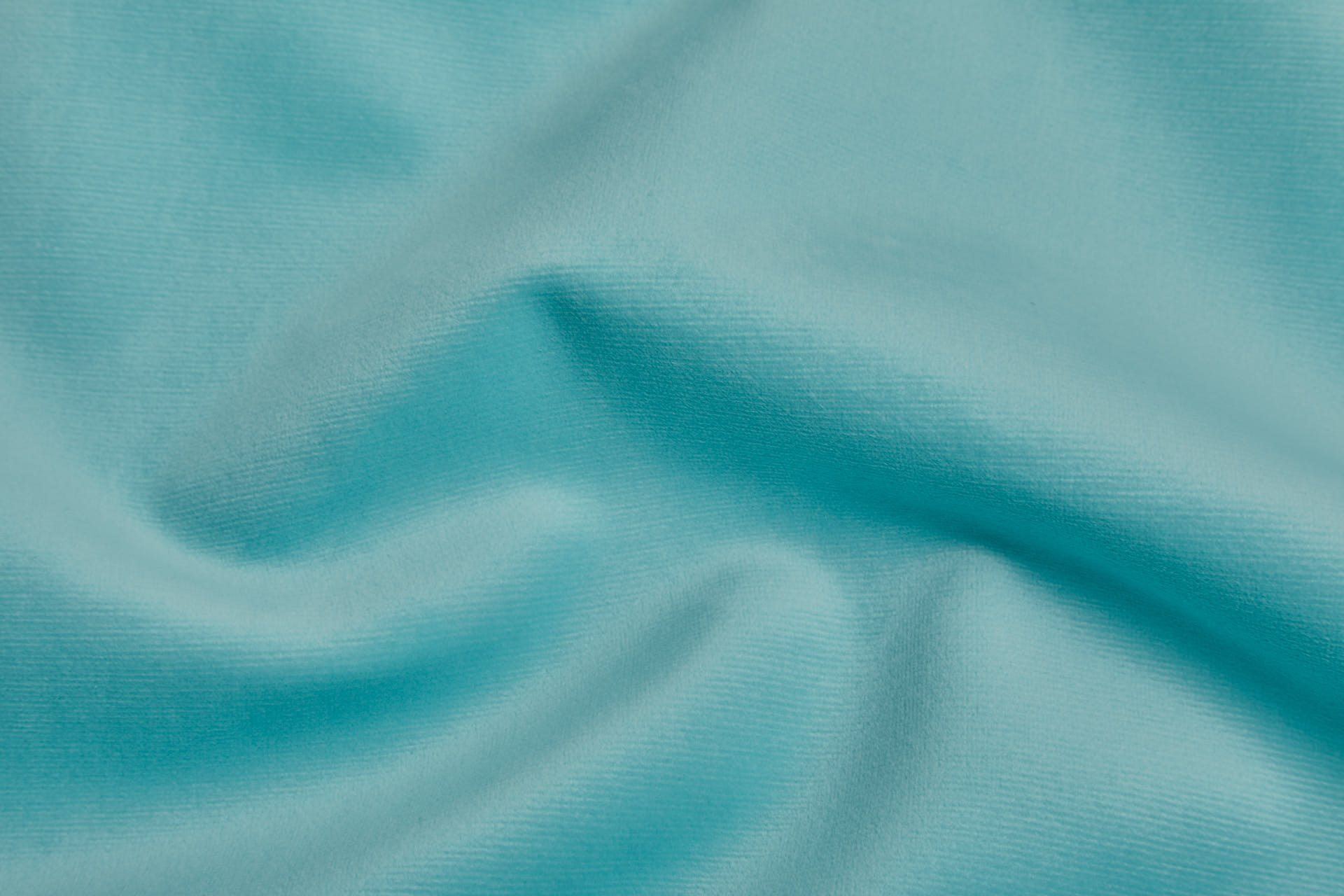 Heavy Cotton Velvet - Aqua fabric, image 4 of 6