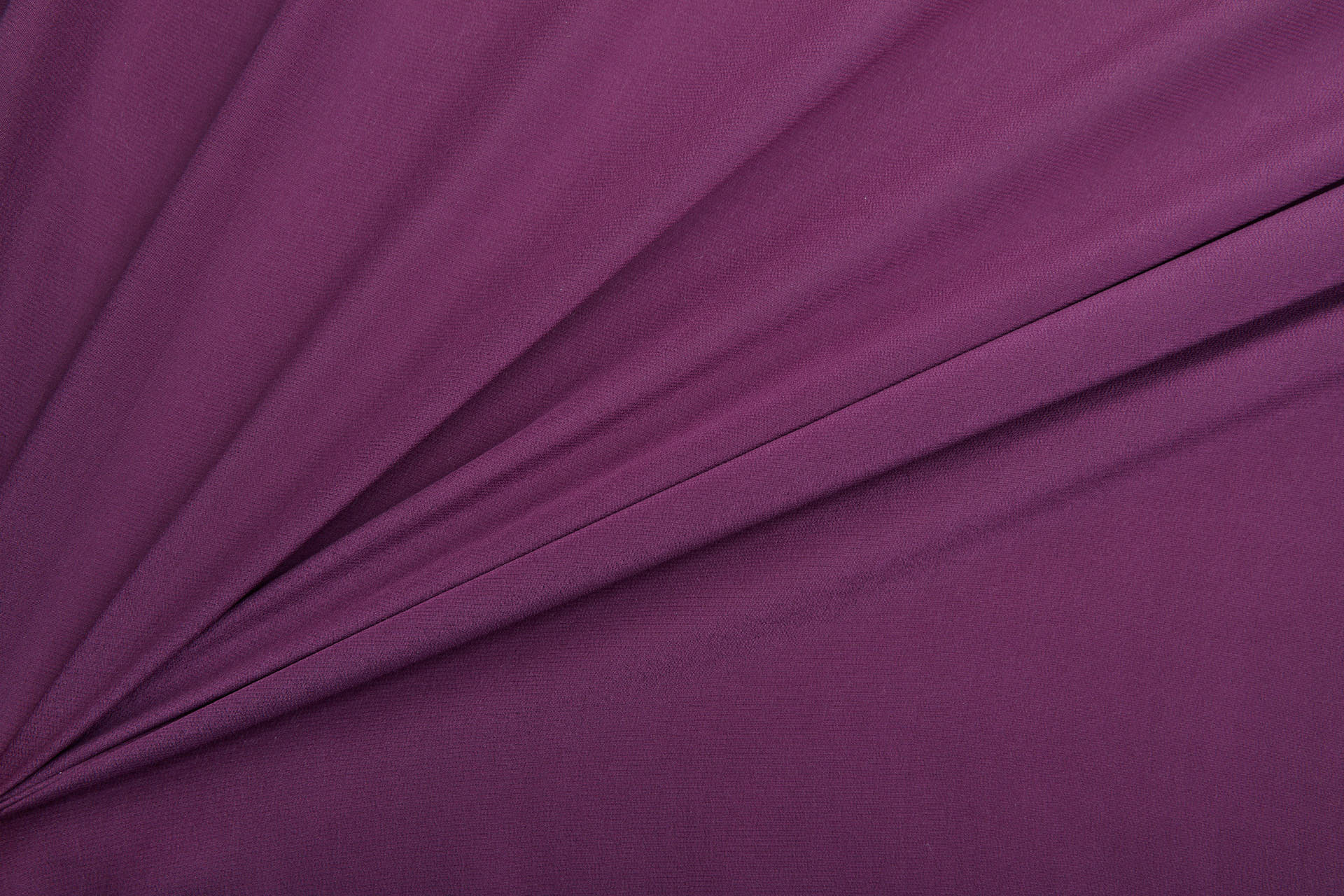 Plum Purple Silk Crepe de Chine fabric, image 3 of 5