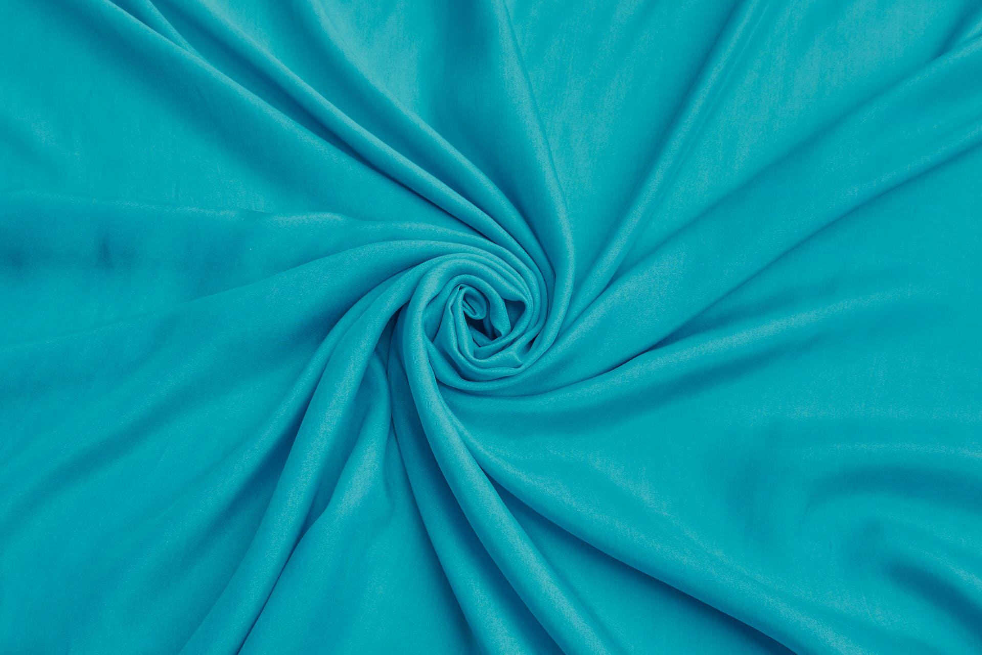 Silk Habotai - Teal Turquoise fabric