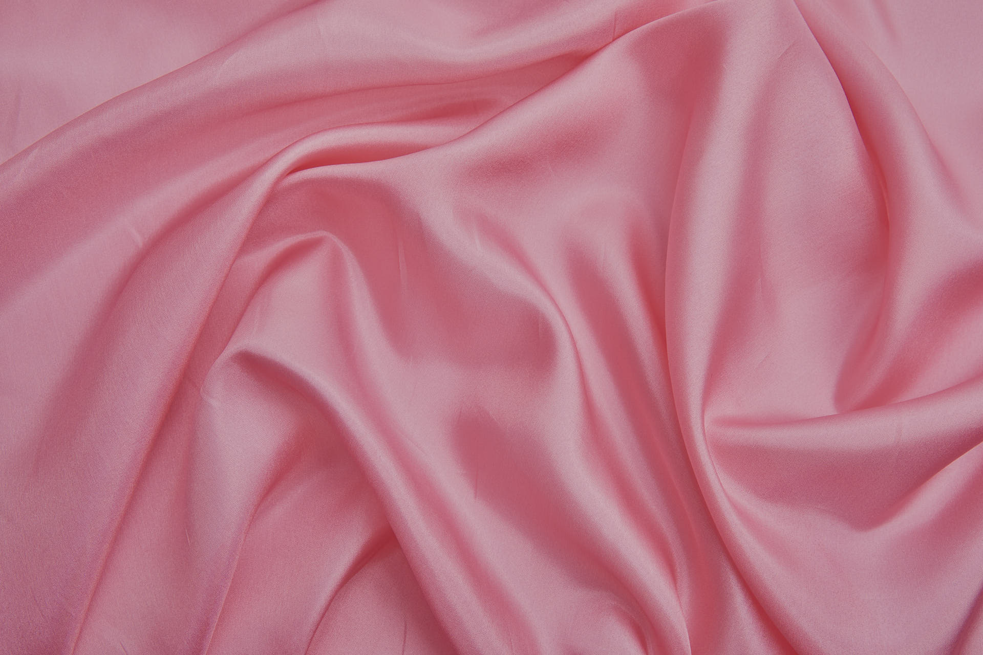 Silk Habotai - Flamingo Pink fabric, image 5 of 5