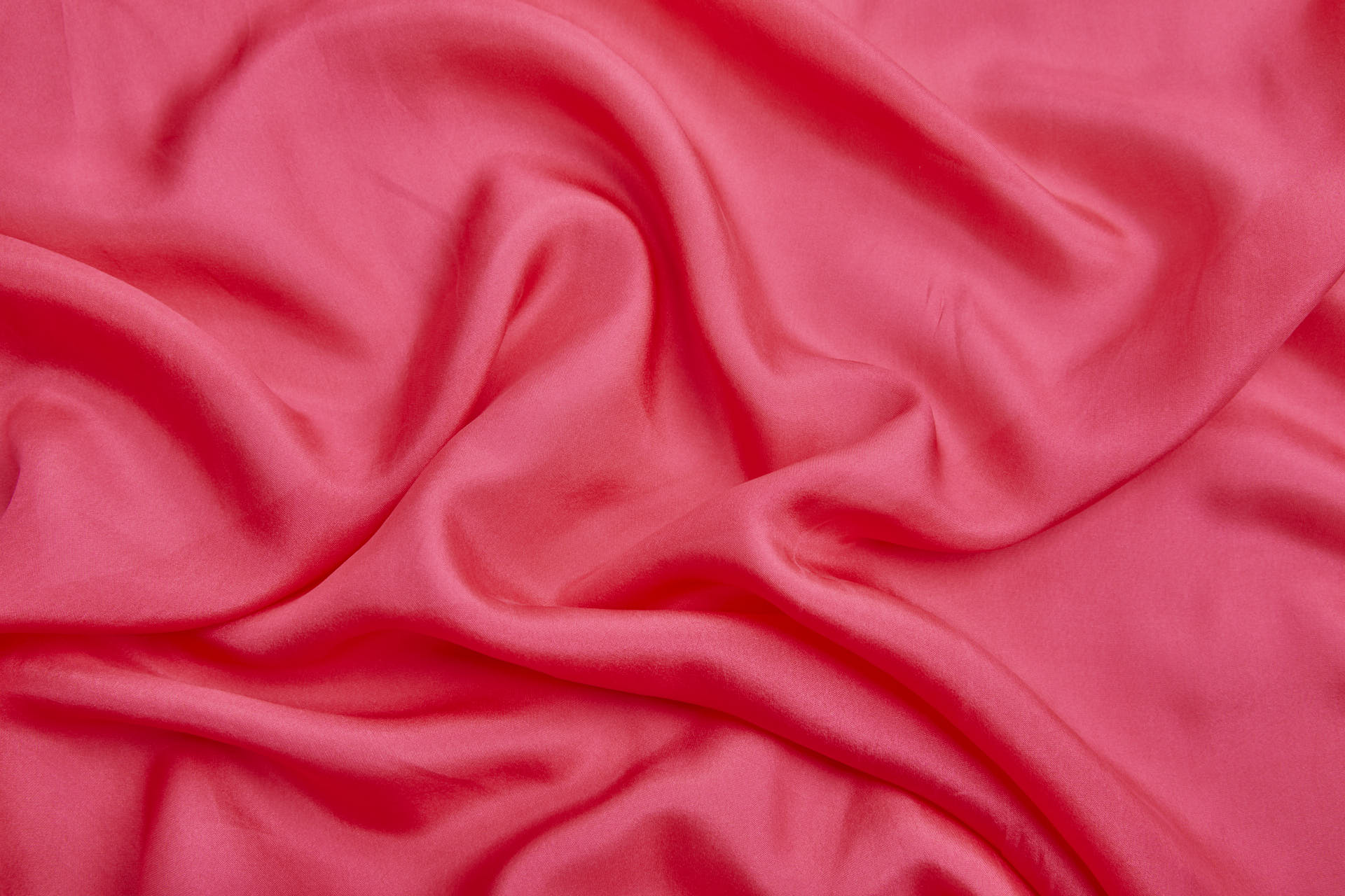 Silk Habotai - Pink Coral fabric, image 5 of 5