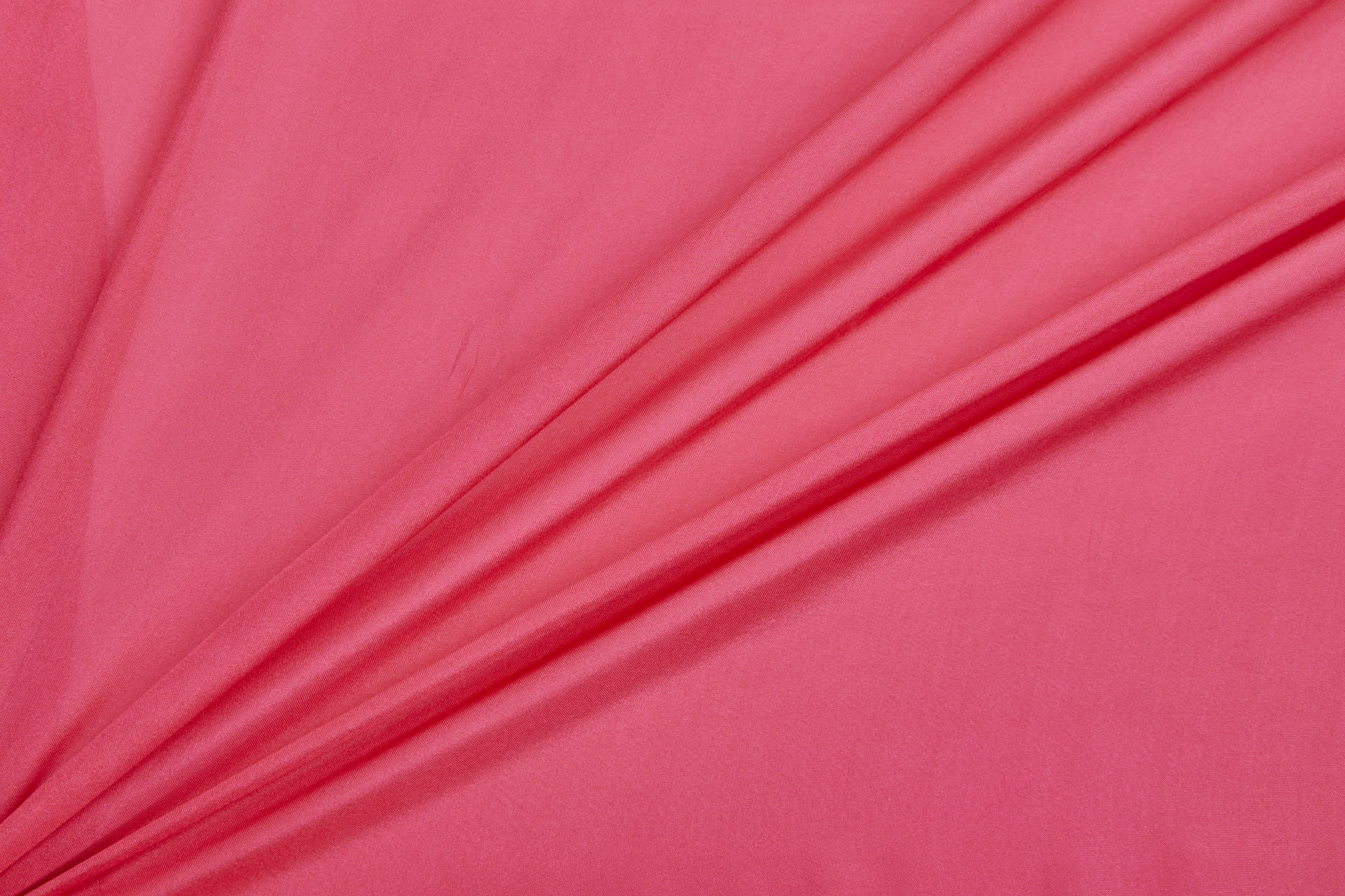 Silk Habotai - Pink Coral fabric, image 2 of 5