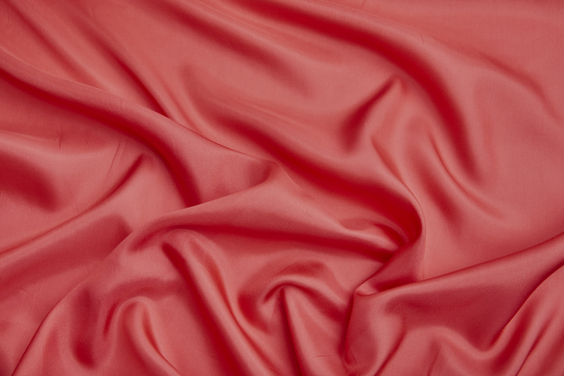 Silk Habotai - India Red fabric, image 5 of 5