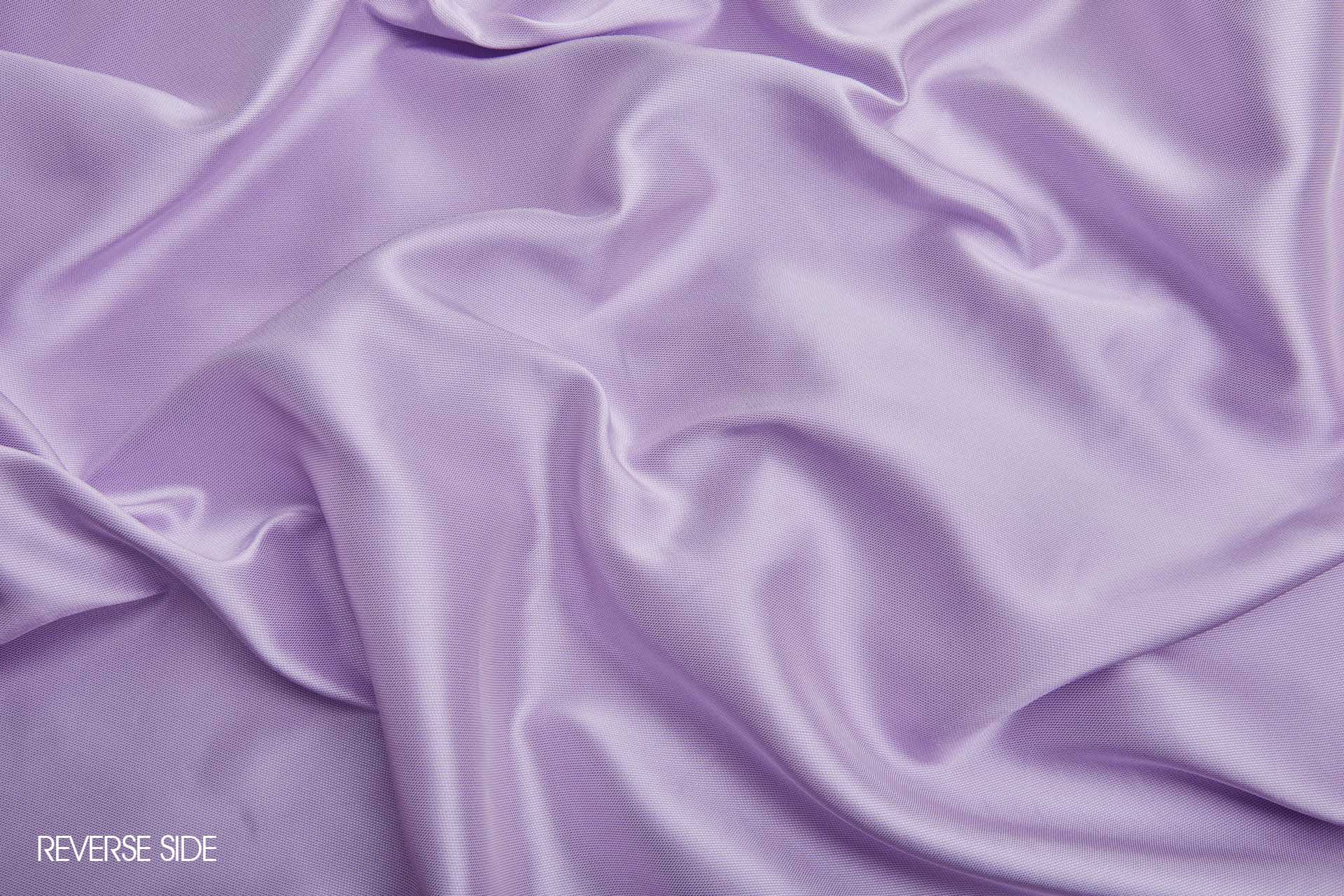 French Double Sided Acetate Duchess Satin - Ivory shot Lilac fabric, image 7 of 10