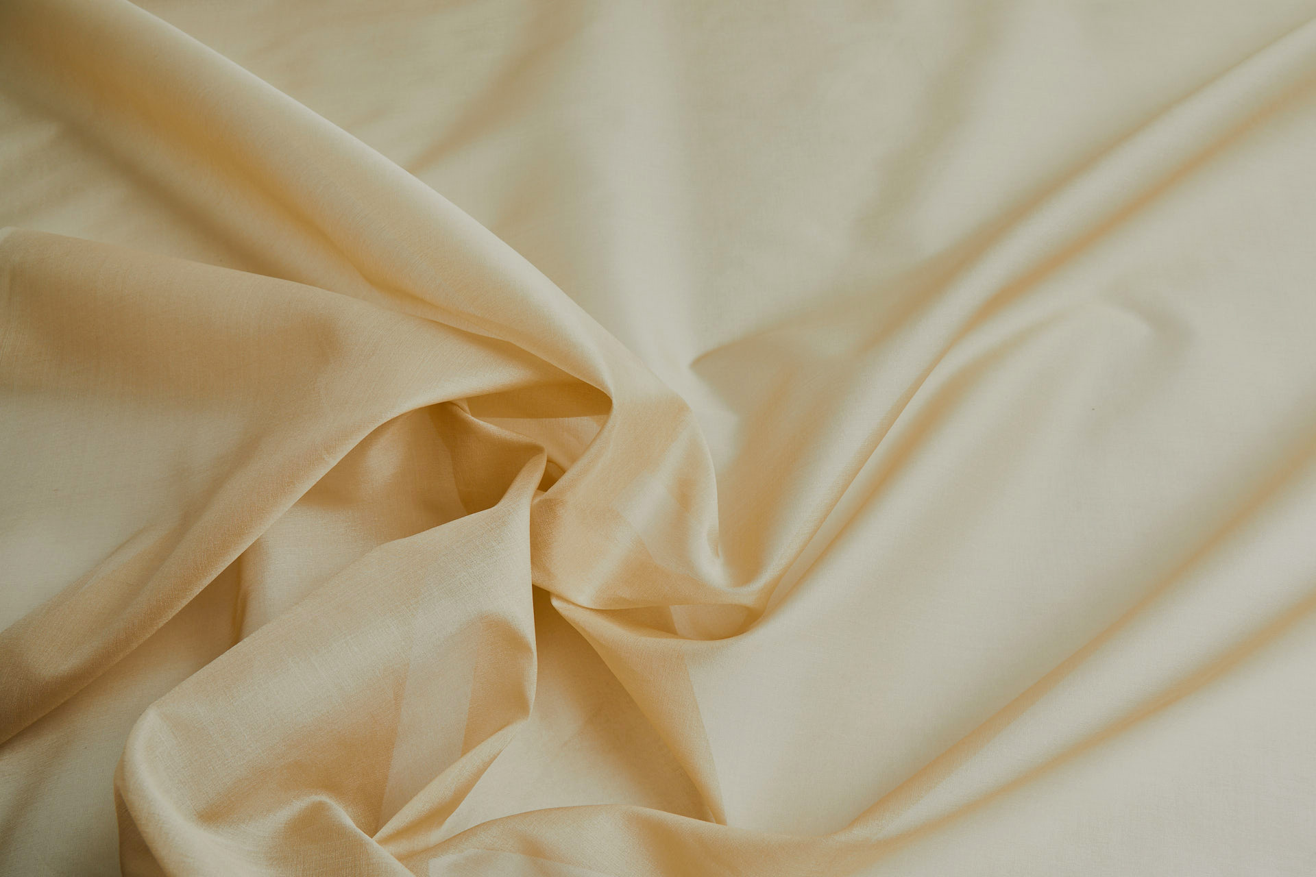 Silk Organza - Straw Gold fabric, image 2 of 8