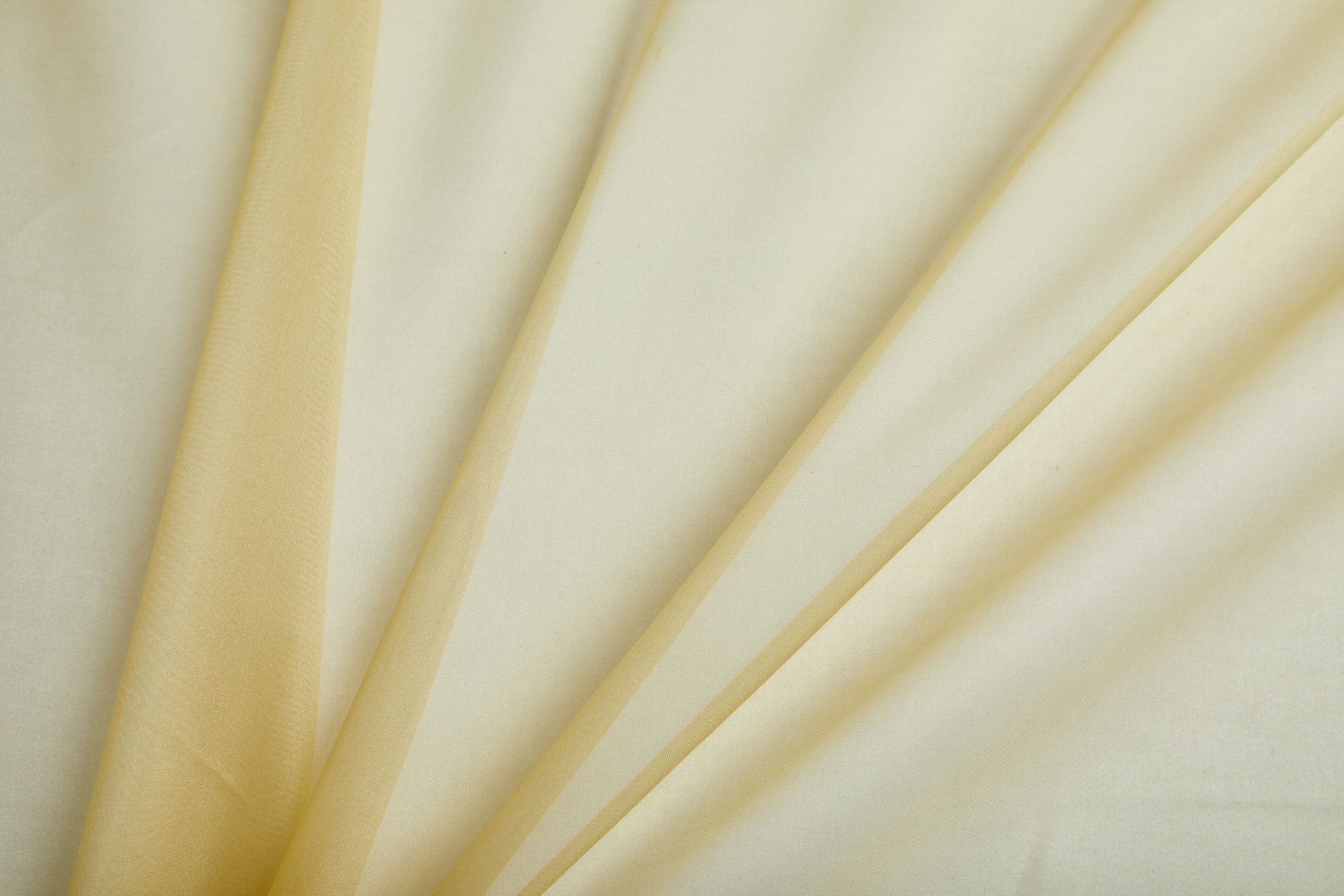 Chinese Silk Organza - Pale Banana fabric, image 2 of 6