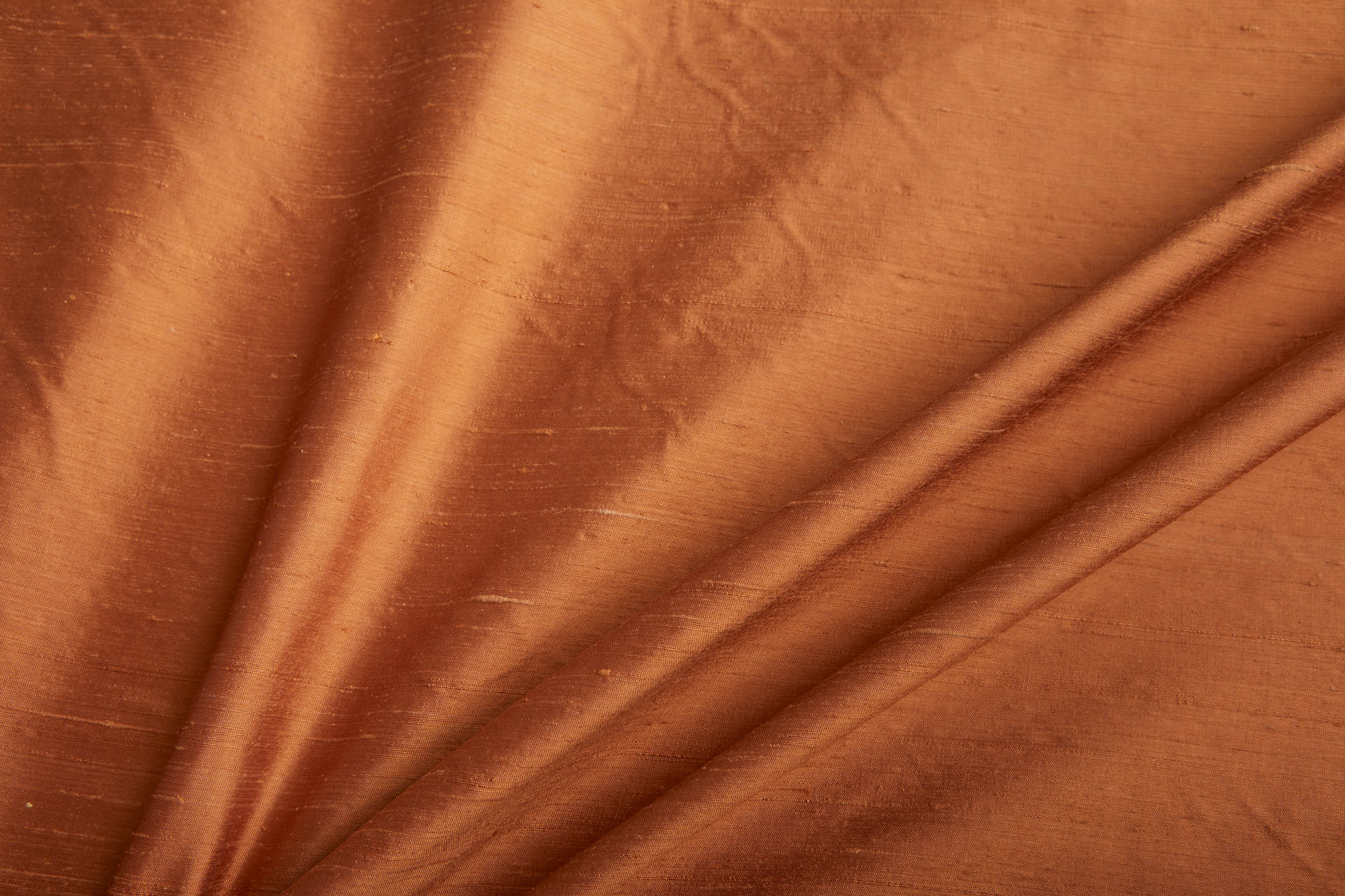 Textured Silk Dupion - Cinnamon fabric, image 3 of 6