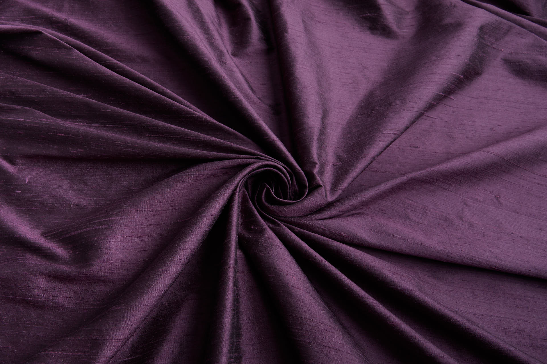 Textured Silk Dupion - Purple shot Black fabric