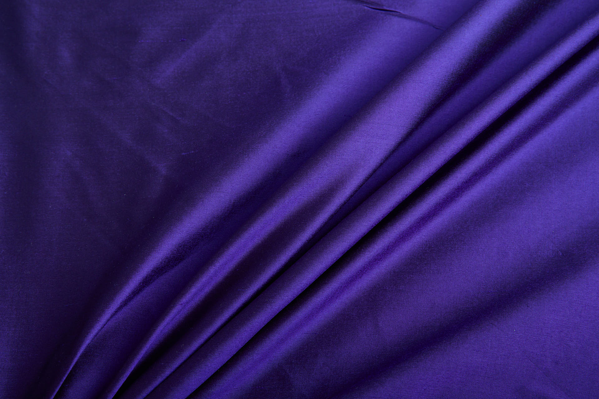 Silk Dupion - Indigo Purple shot Black fabric, image 2 of 6