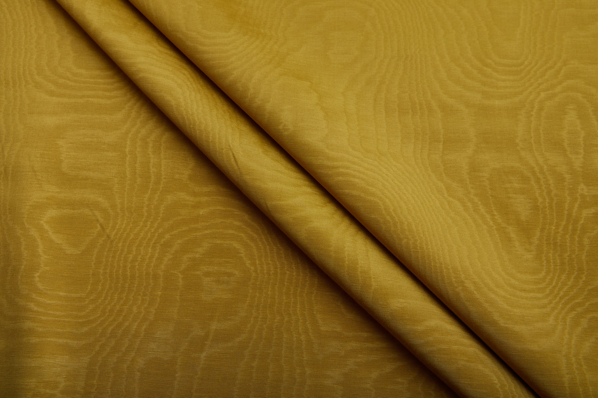 Limited Stock Moire Grosgrain - Luxor Gold fabric, image 3 of 10