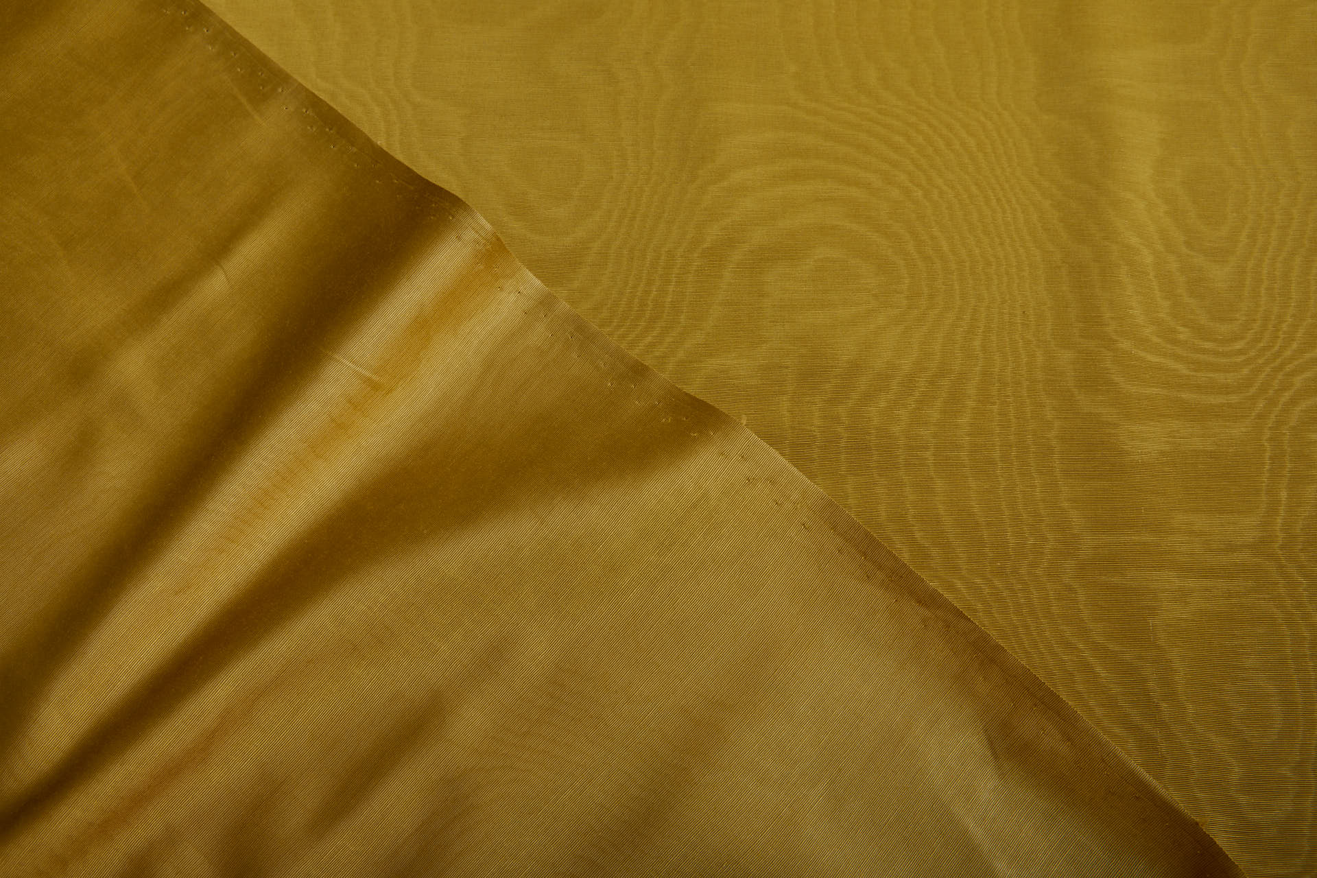 Limited Stock Moire Grosgrain - Luxor Gold fabric, image 5 of 10