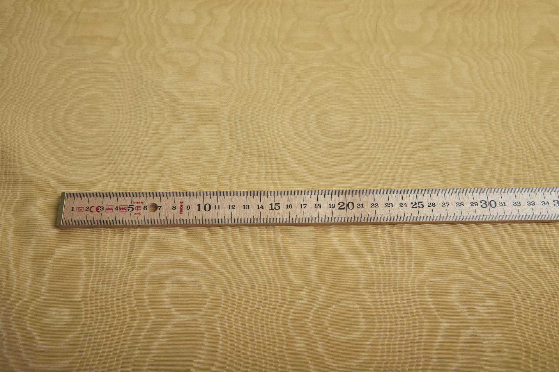 Limited Stock Moire Grosgrain - New Pale Gold fabric, image 7 of 8