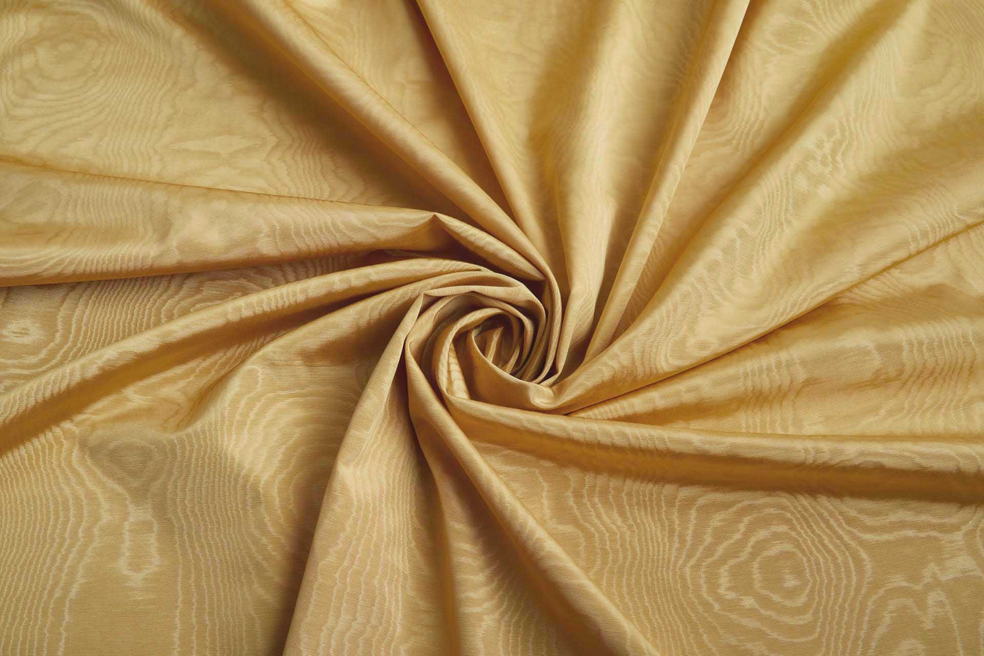 Limited Stock Moire Grosgrain - New Pale Gold fabric