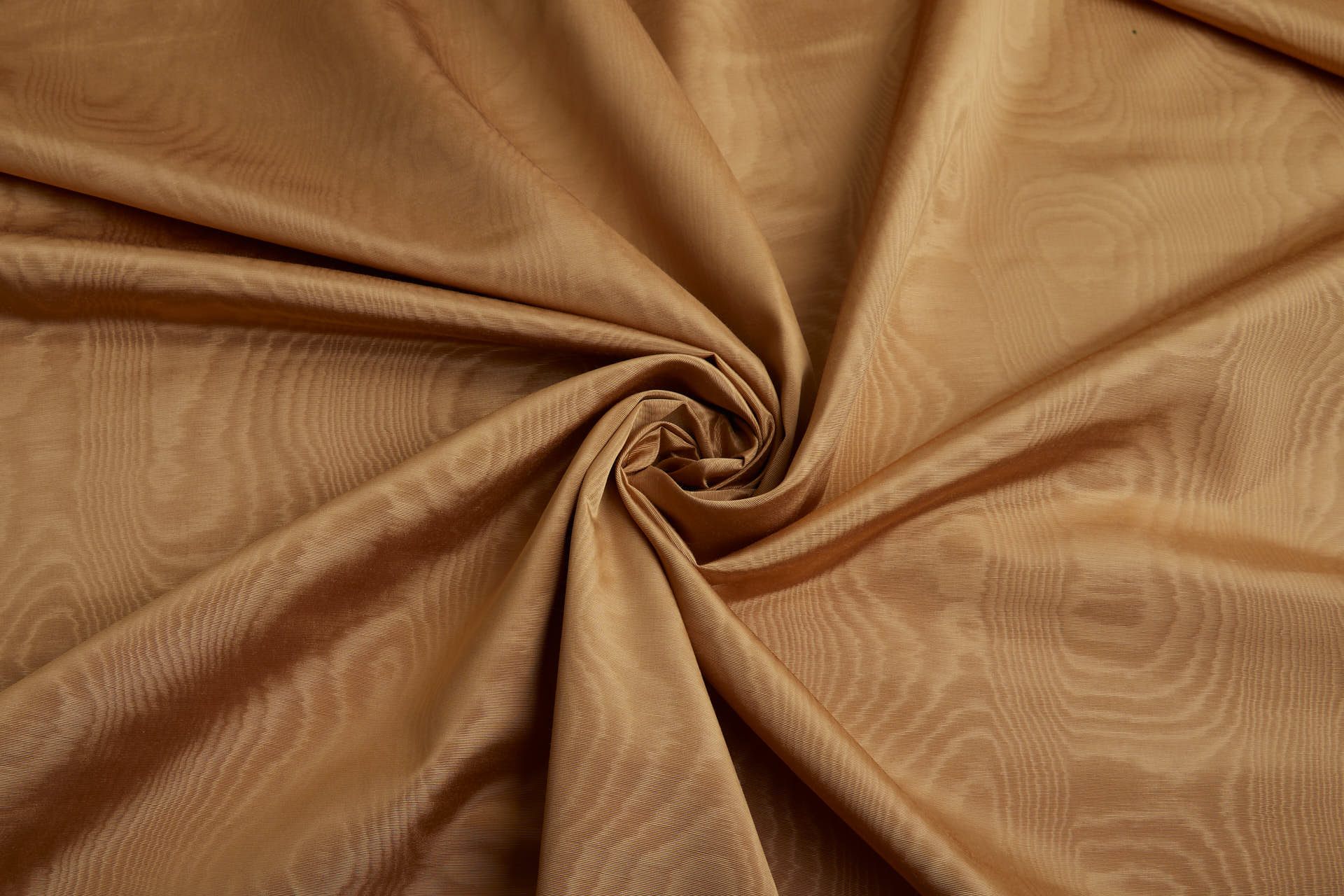 Limited Stock Moire Grosgrain - Fudge fabric