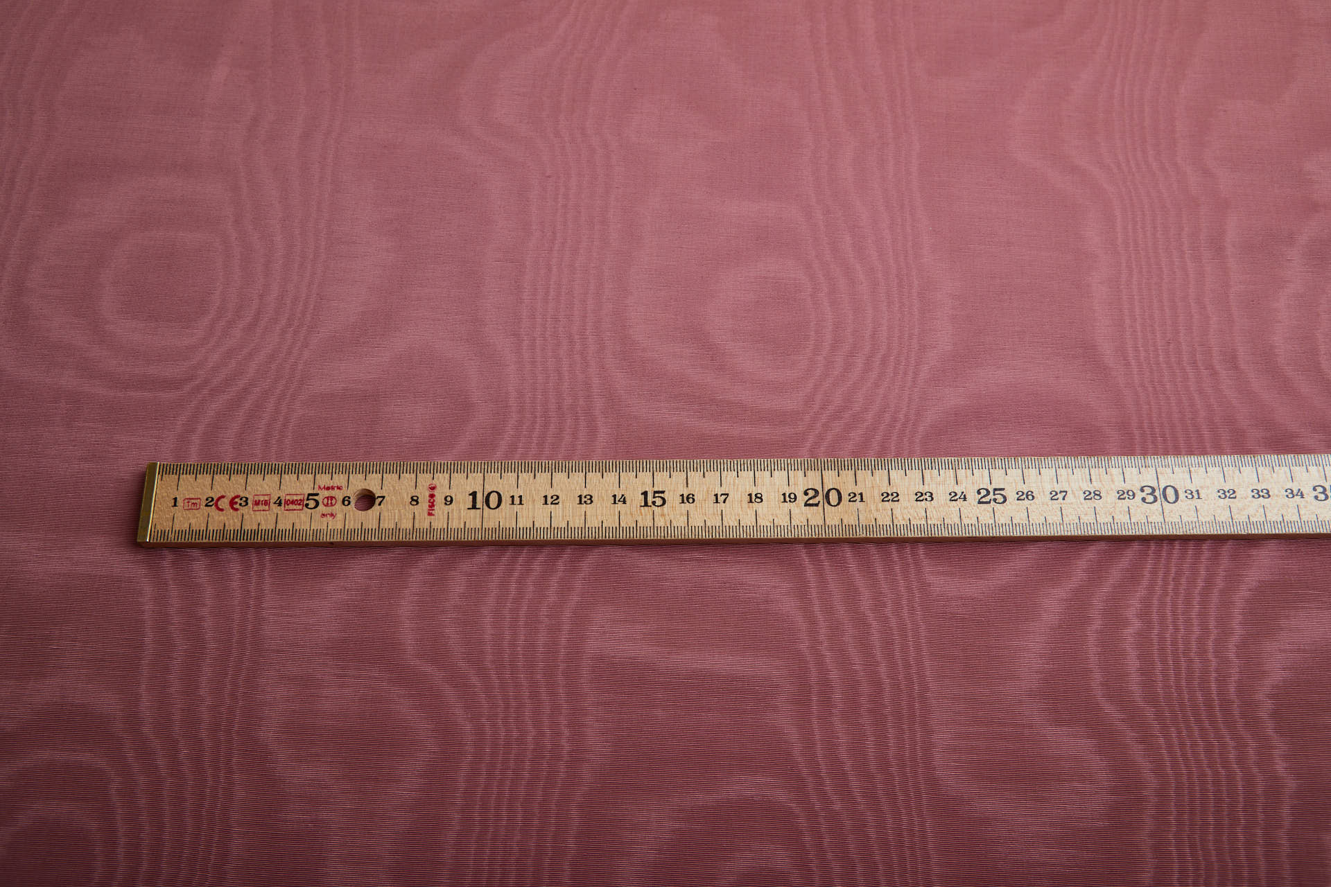 Limited Stock Moire Grosgrain - Rose Taupe fabric, image 5 of 10