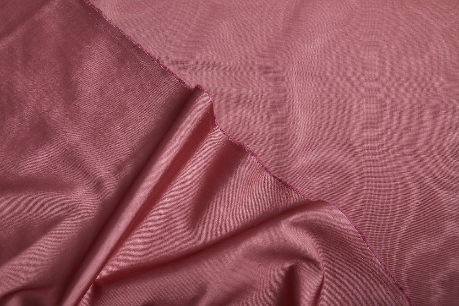 Limited Stock Moire Grosgrain - Rose Taupe fabric, image 7 of 10