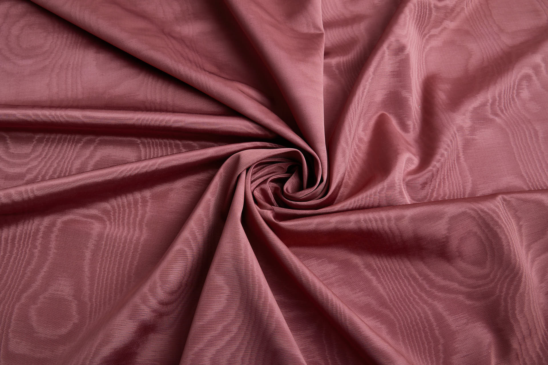 Limited Stock Moire Grosgrain - Rose Taupe fabric