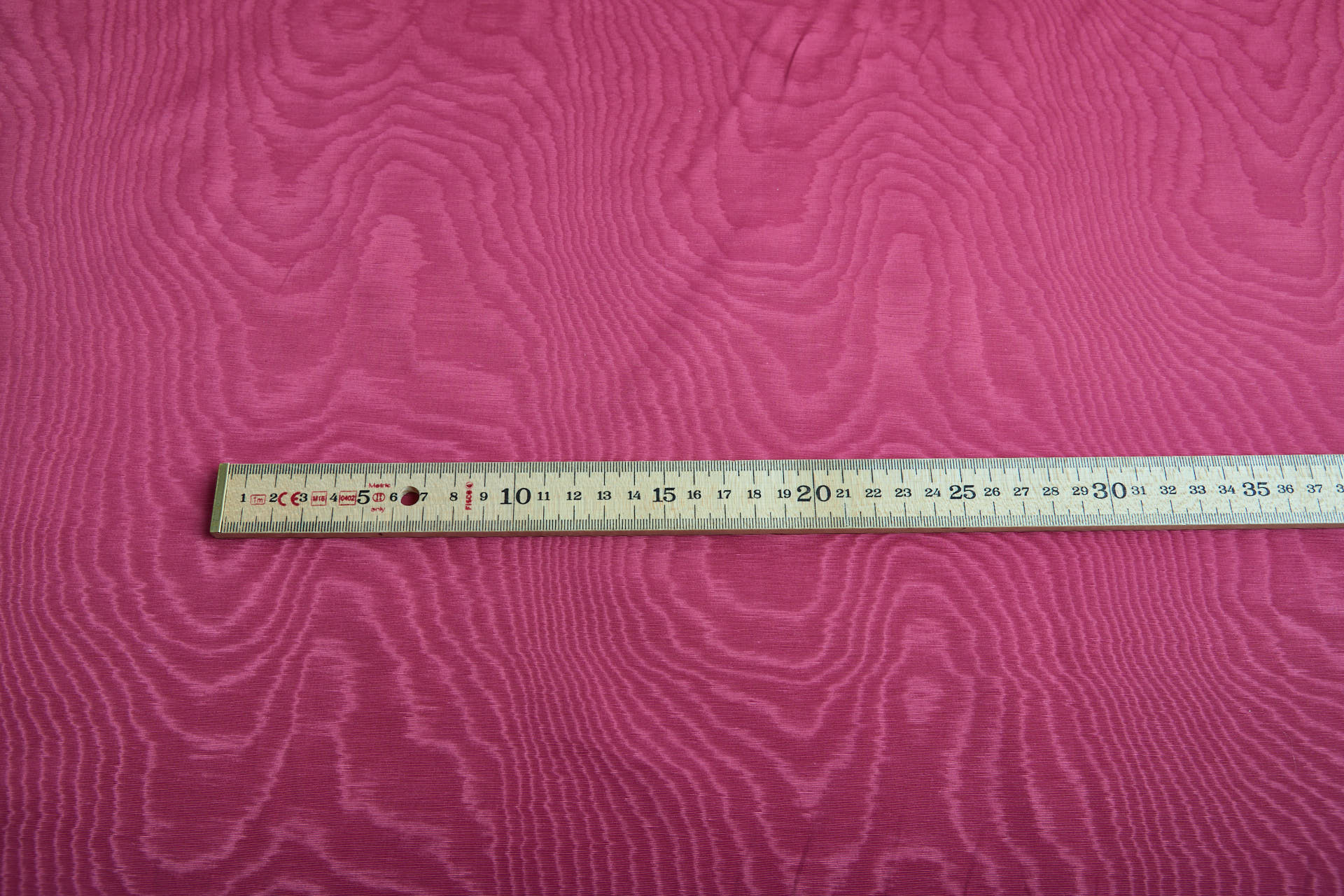 Limited Stock Moire Grosgrain - Muted Raspberry fabric, image 5 of 10