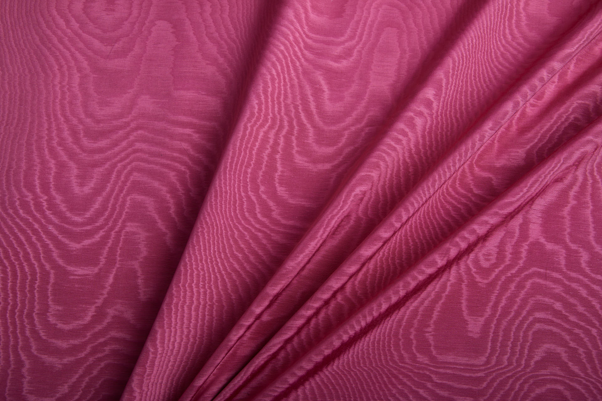 Limited Stock Moire Grosgrain - Muted Raspberry fabric, image 6 of 10