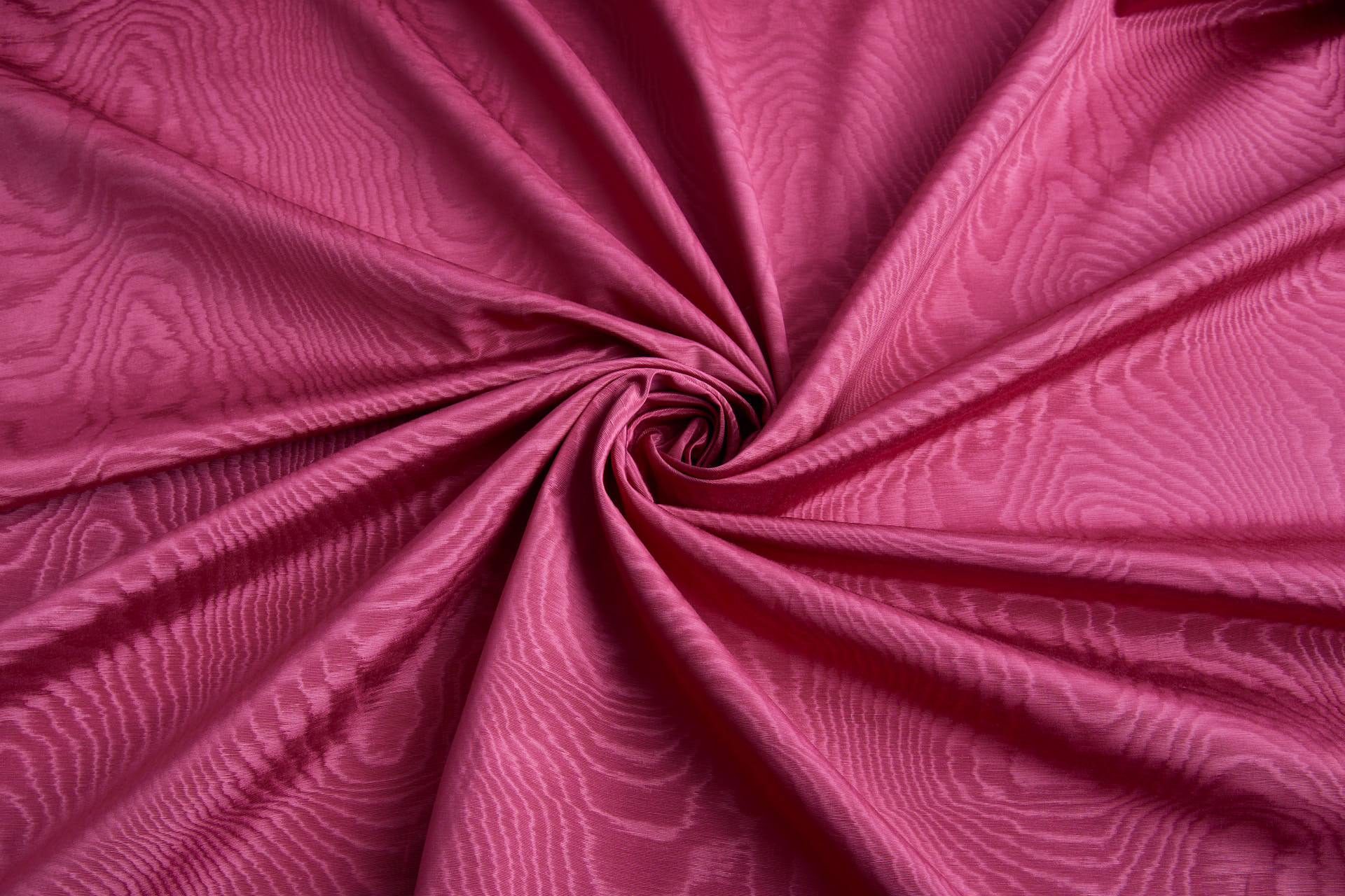 Limited Stock Moire Grosgrain - Muted Raspberry fabric