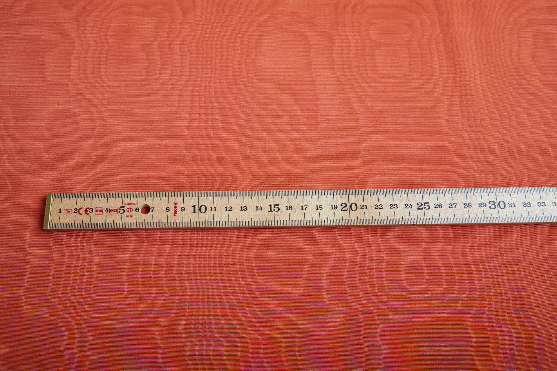 Limited Stock Moire Grosgrain - Orange fabric, image 8 of 10