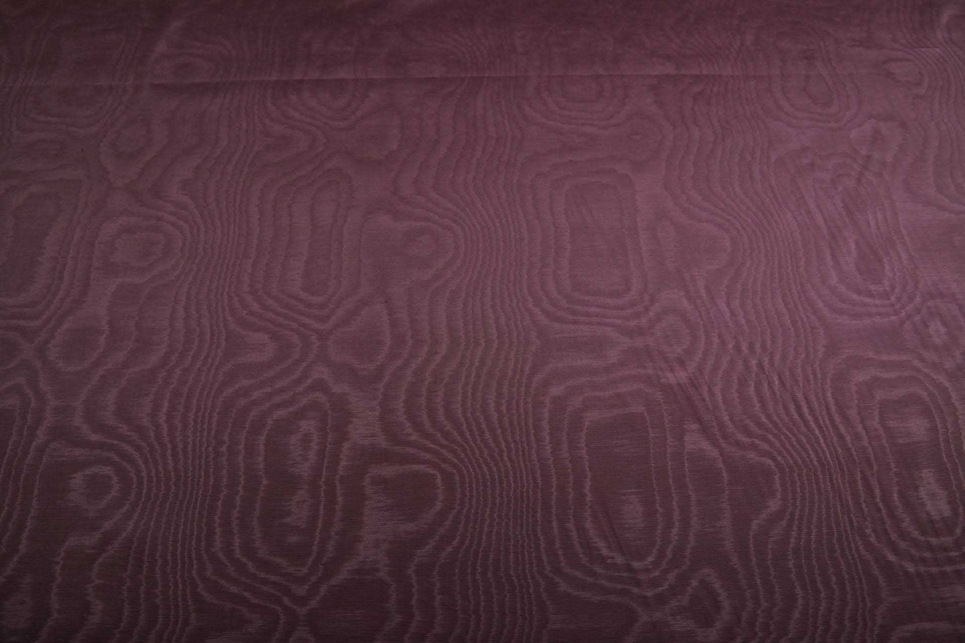 Limited Stock Moire Grosgrain - Deep Maroon fabric, image 8 of 10