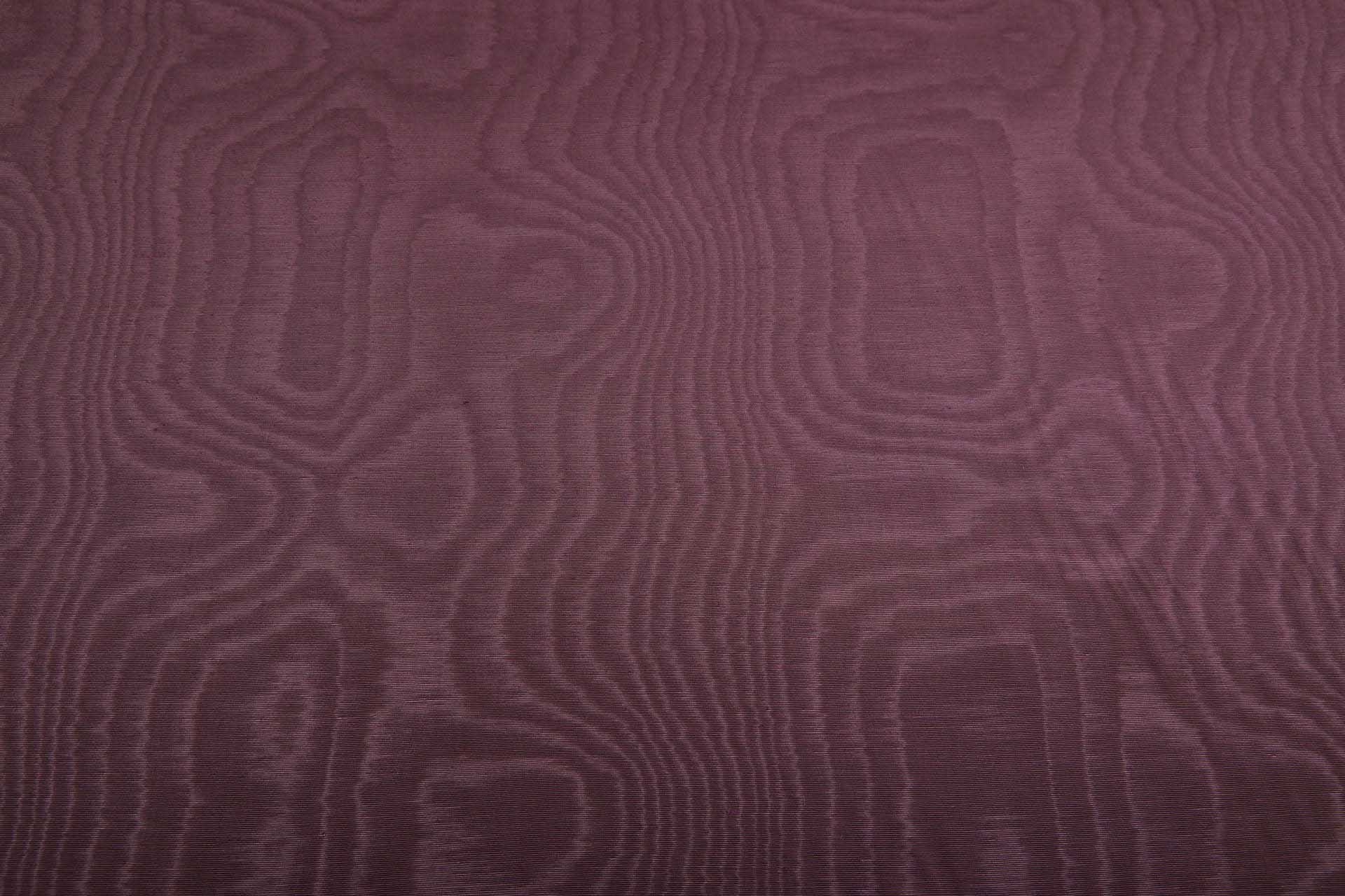 Limited Stock Moire Grosgrain - Deep Maroon fabric, image 4 of 10