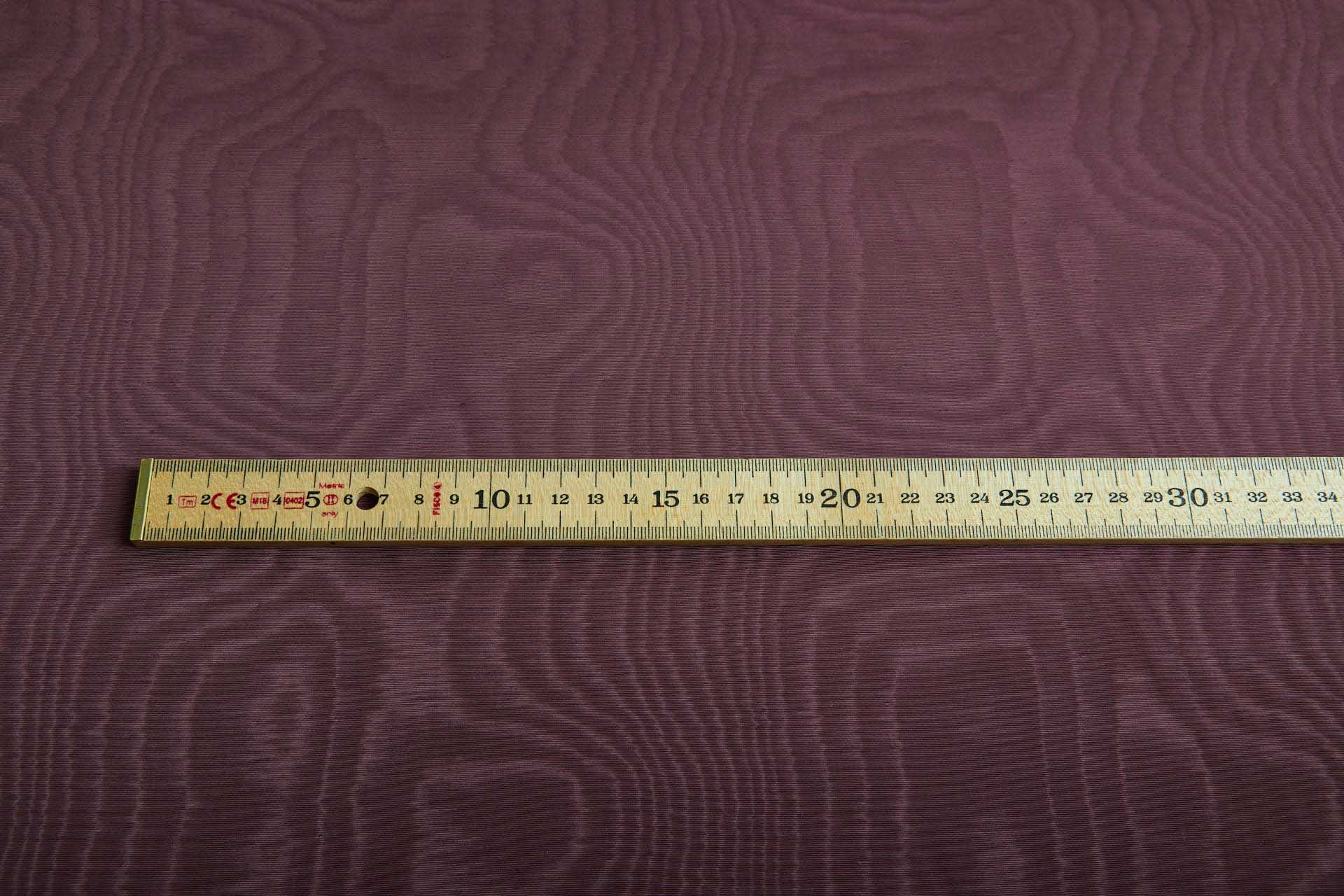 Limited Stock Moire Grosgrain - Deep Maroon fabric, image 6 of 10