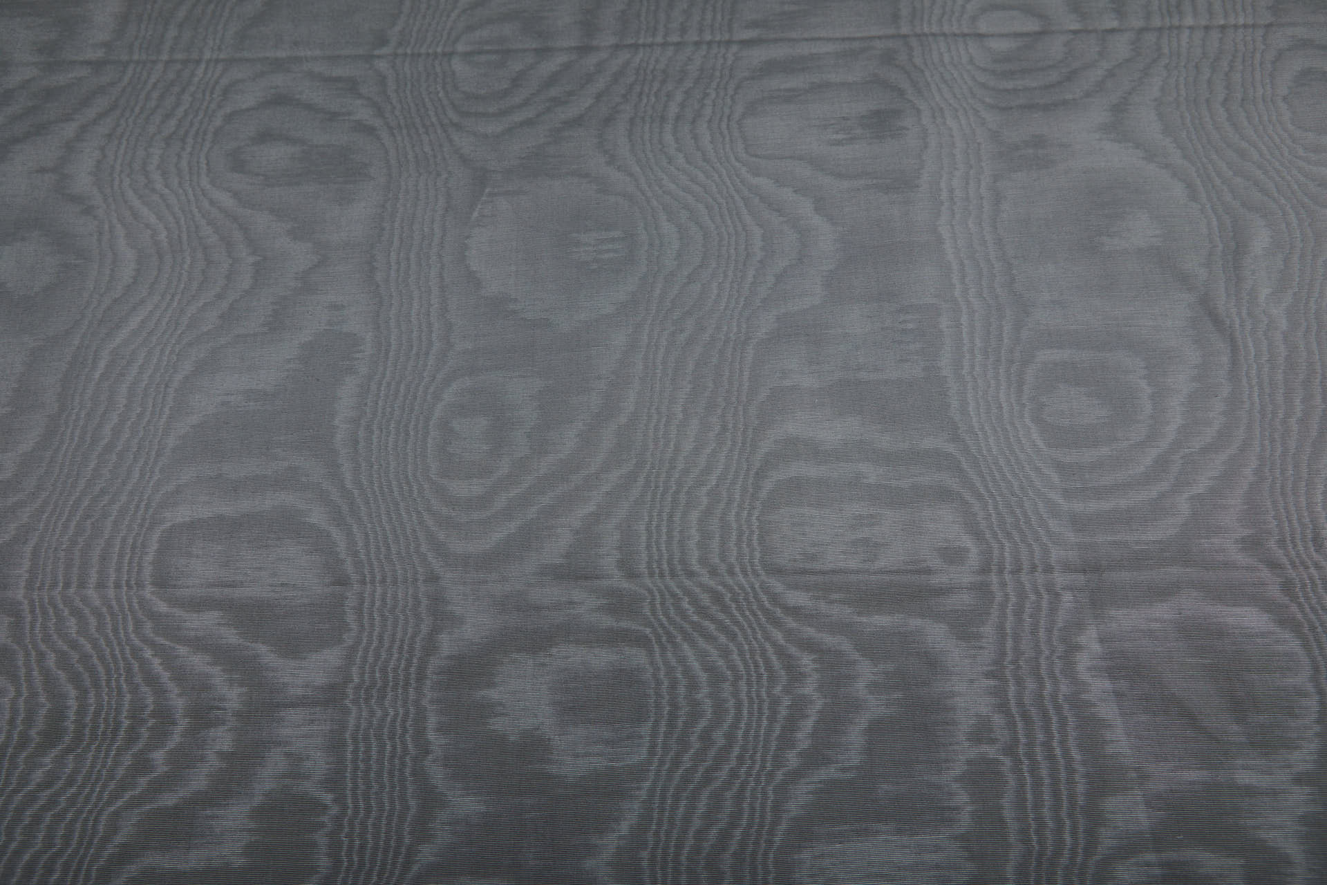 Limited Stock Moire Grosgrain - Steel Grey fabric, image 5 of 9