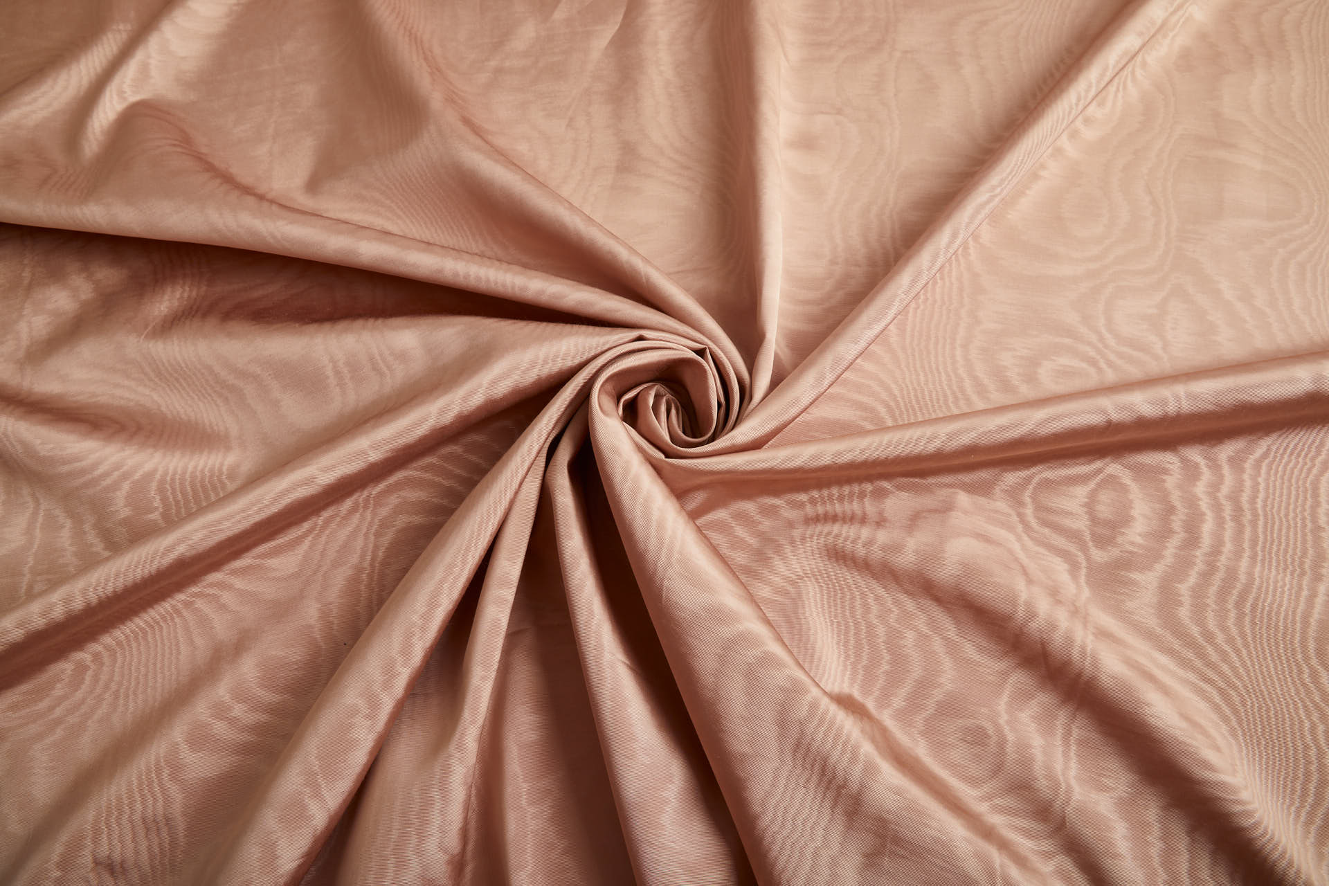 Limited Stock Moire Grosgrain - Nude fabric