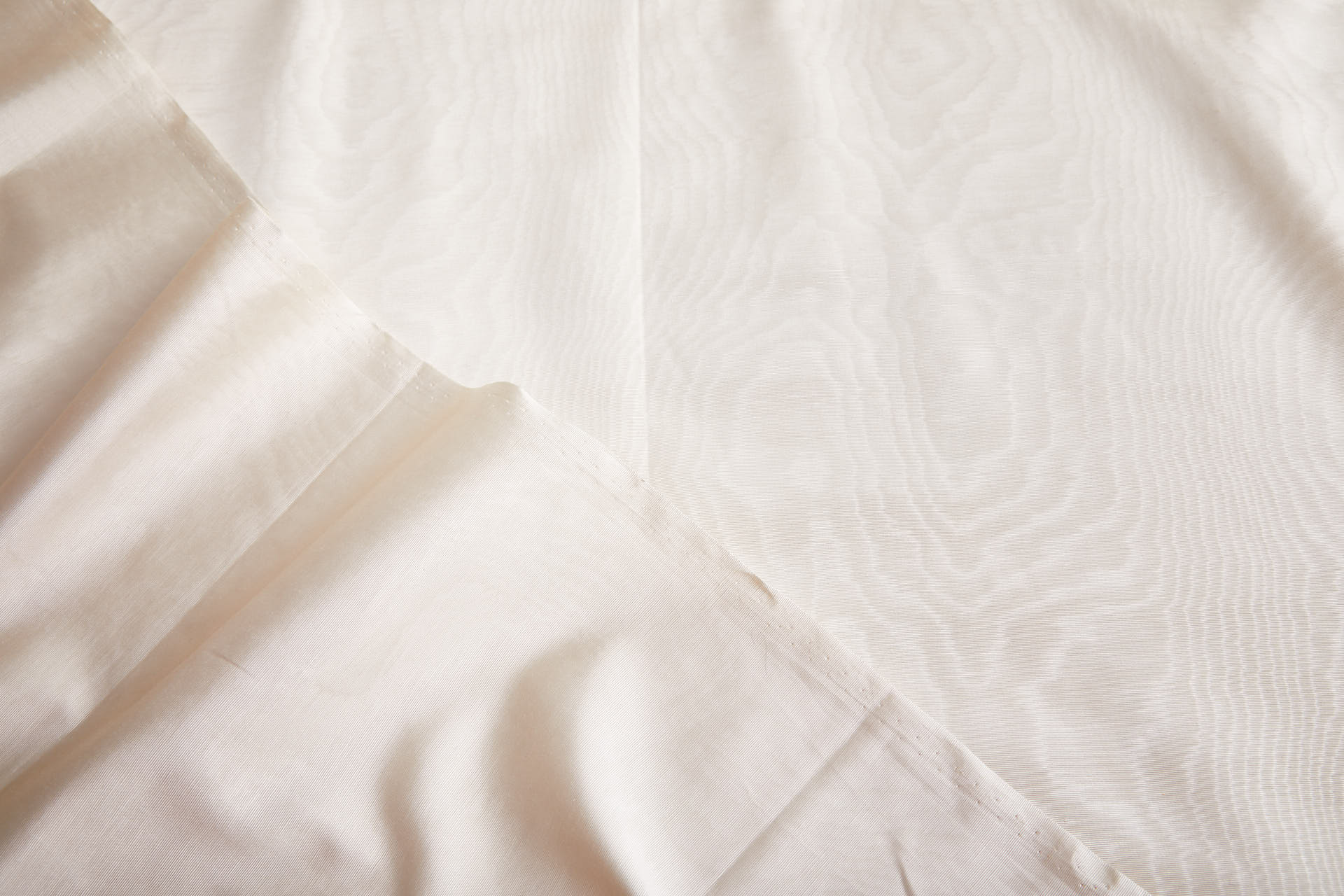 Limited Stock Moire Grosgrain - Oatmeal fabric, image 4 of 9