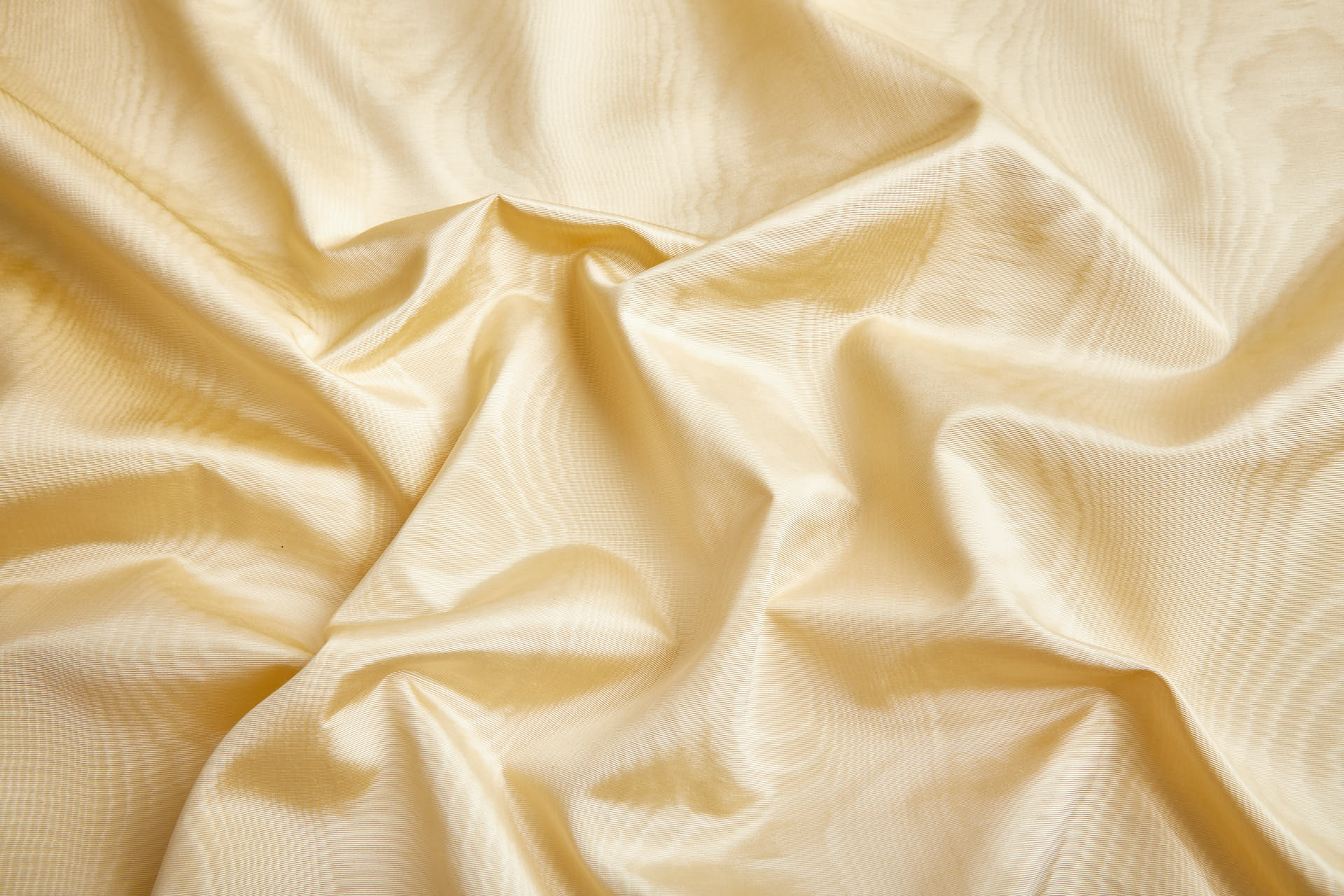 Limited Stock Moire Grosgrain - Pale Gold fabric, image 8 of 9