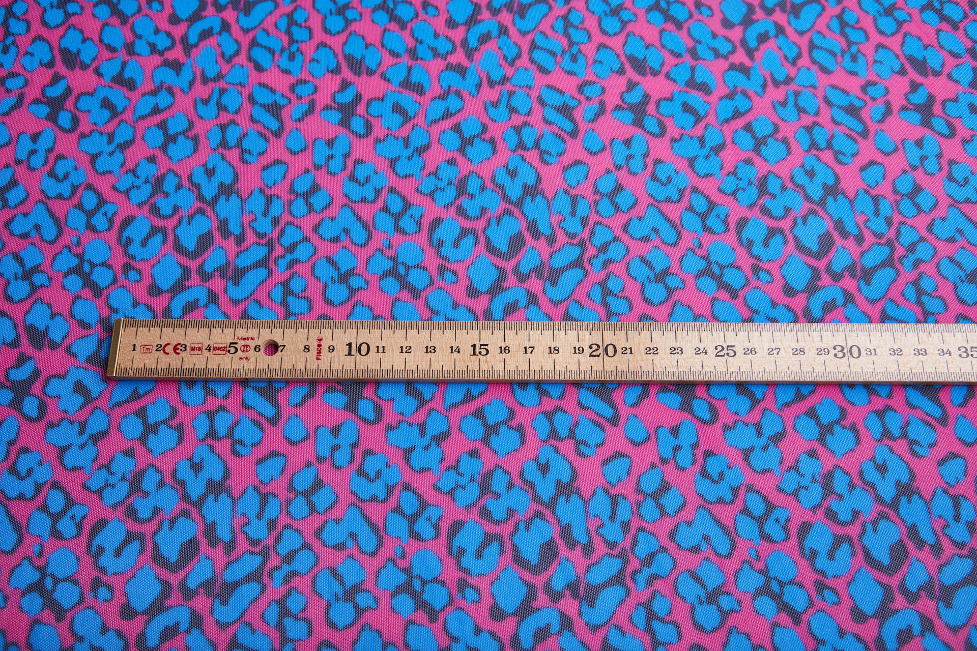 Leopard Print Sheer Bodystocking - Pink and Blue fabric, image 12 of 12