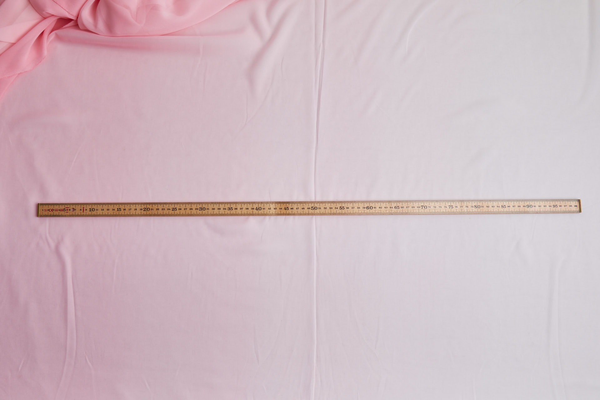 Ombre Georgette - Sugar Pink, Blush and Ivory fabric, image 8 of 9