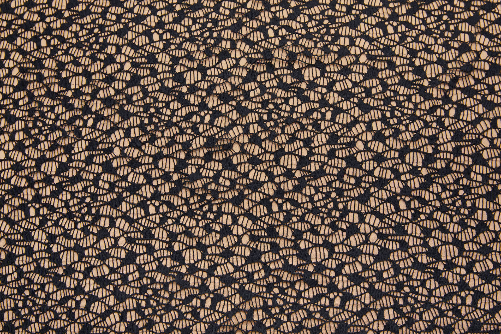 Small Organic Pattern Lace Like Fabric in Black, image 8 of 8