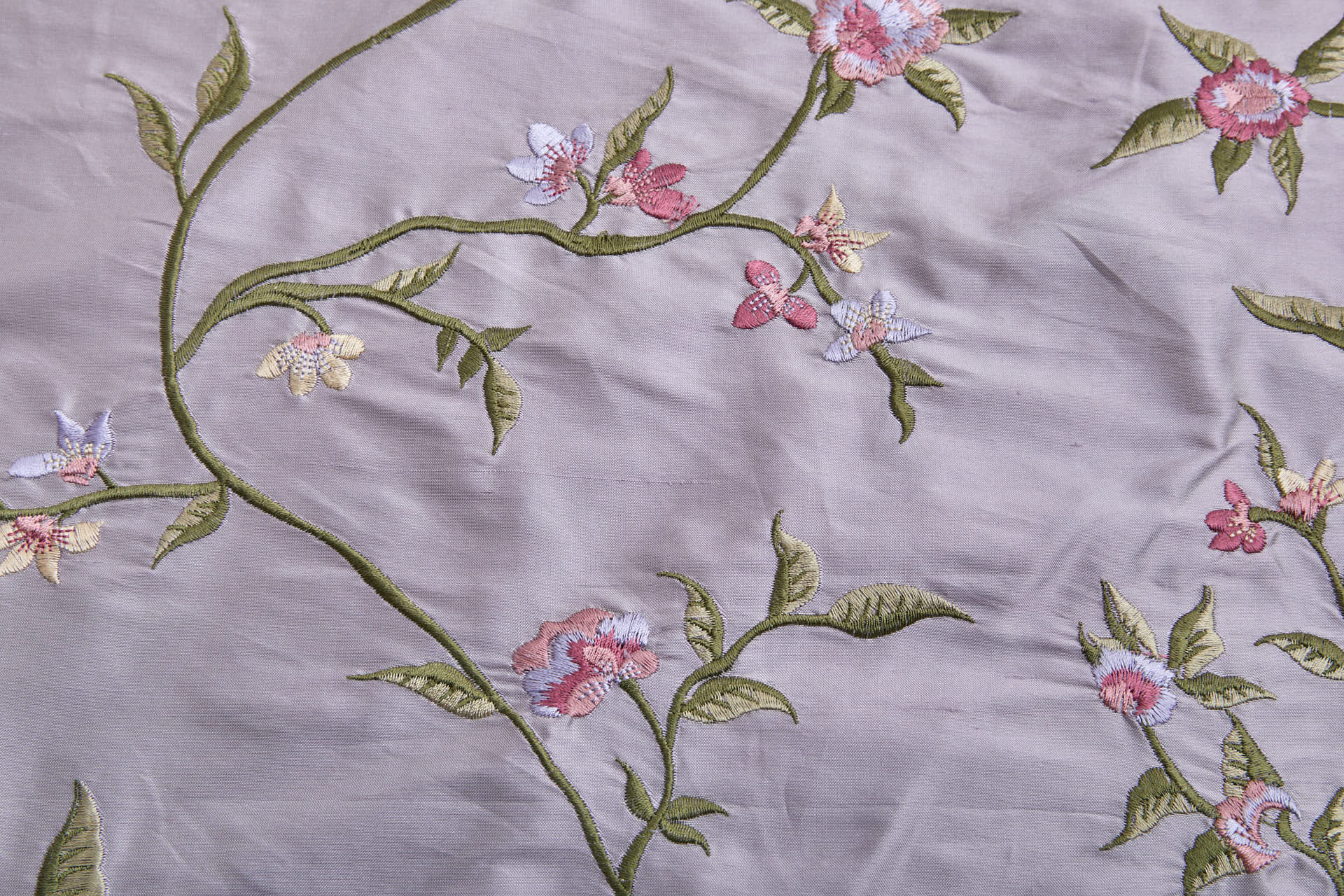 Bird Embroidery - Lilac fabric, image 9 of 10