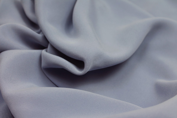 Double Silk Crepe - Joyce Blue fabric