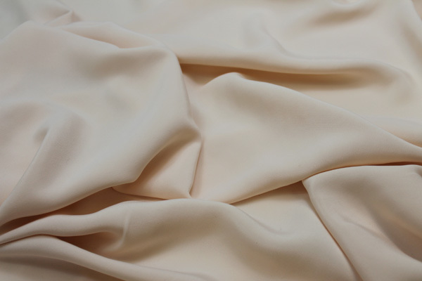 Double Silk Crepe - Blush fabric, image 4 of 4
