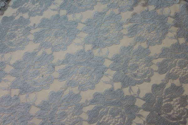 Simple Lace - Pale Blue 3.25m Piece fabric, image 4 of 6