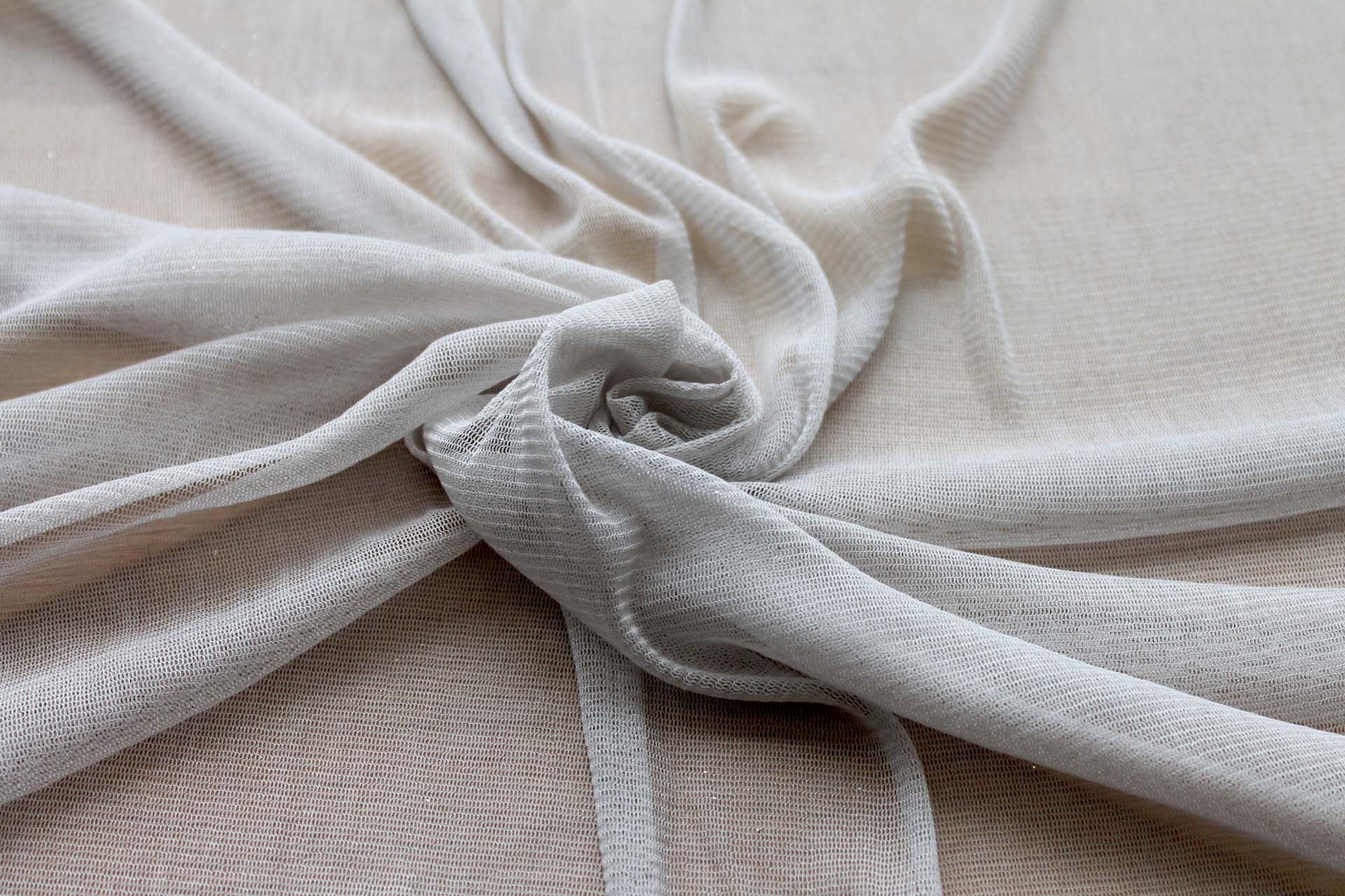 Soft Silk Tulle - Dove Grey fabric, image 3 of 5