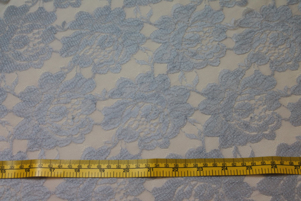 Simple Lace - Pale Blue 3.25m Piece fabric, image 5 of 6