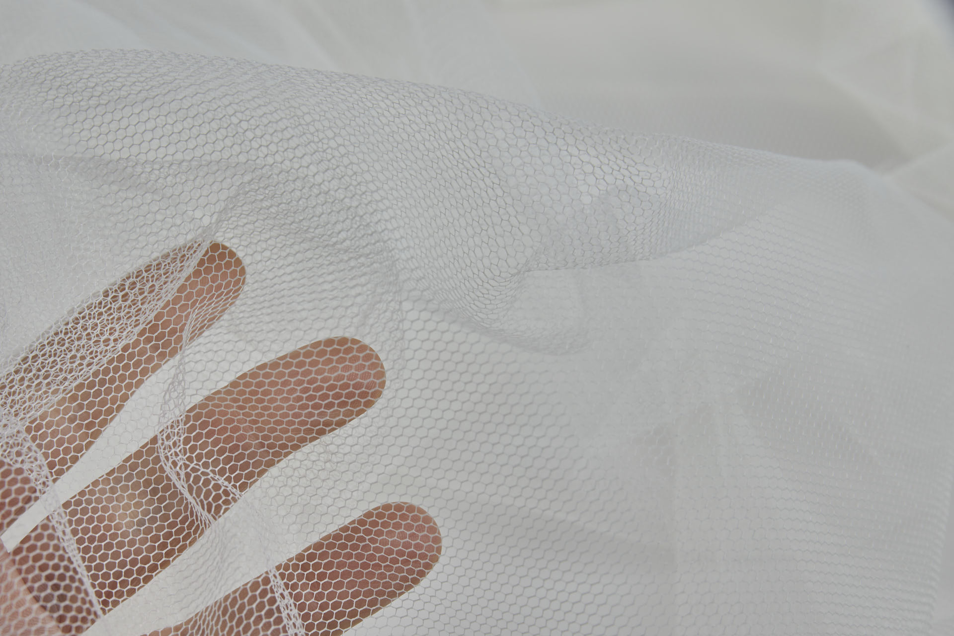 Dress Net - Cream fabric, image 4 of 5