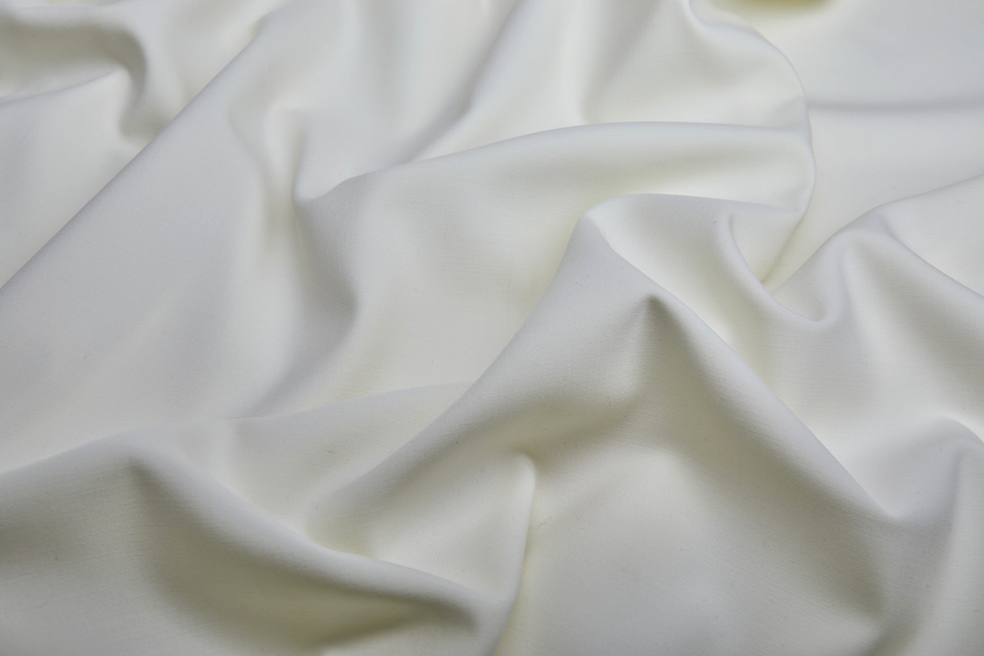 Stretch Wool Venetian - Ivory fabric, image 4 of 5