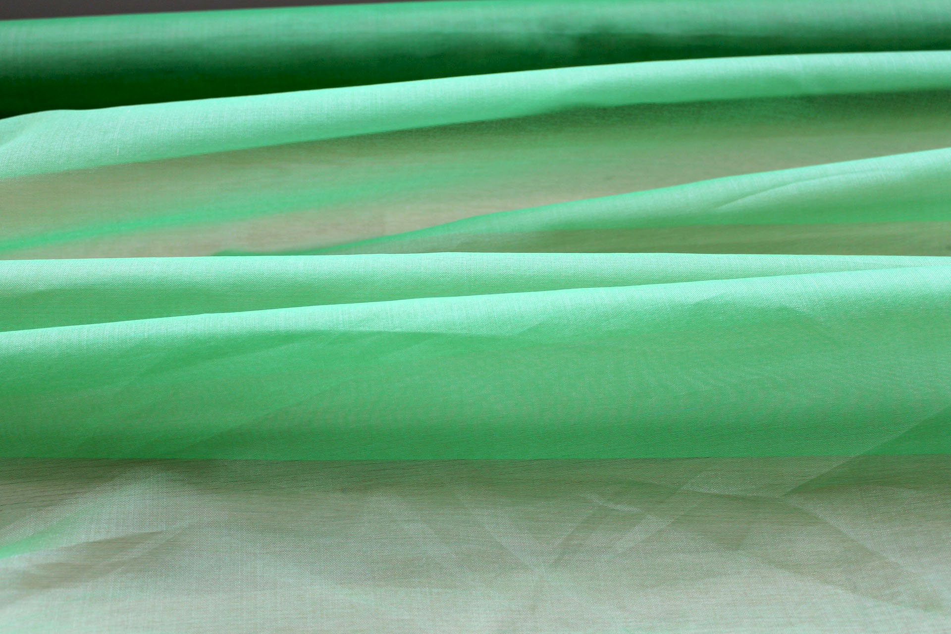 Silk Organza - Apple Green fabric, image 4 of 6